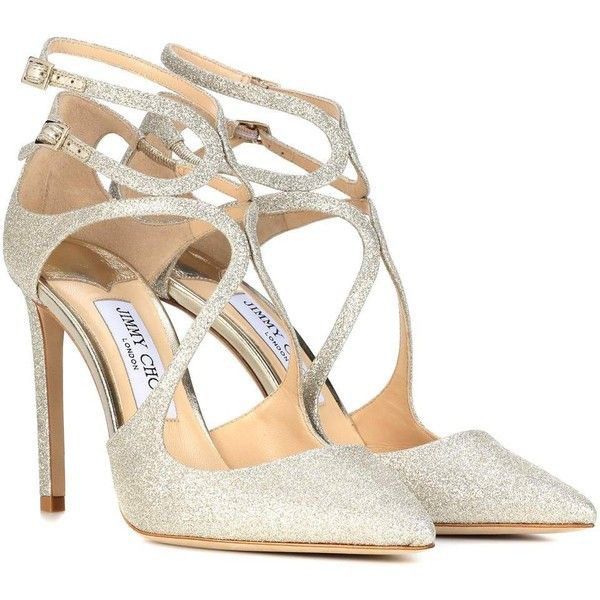 Jimmy Choo Jimmy Choo Lancer 100 Platinum Ice Leather Pumps Size 6.5 US Size US 7 / IT 37 - 2 Thumbnail