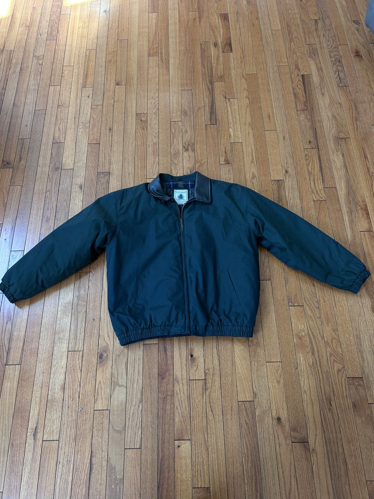 Northwest Territory Forest Green Heavy Coat W/ Leather Collar Size US L / EU 52-54 / 3 - 1 Thumbnail