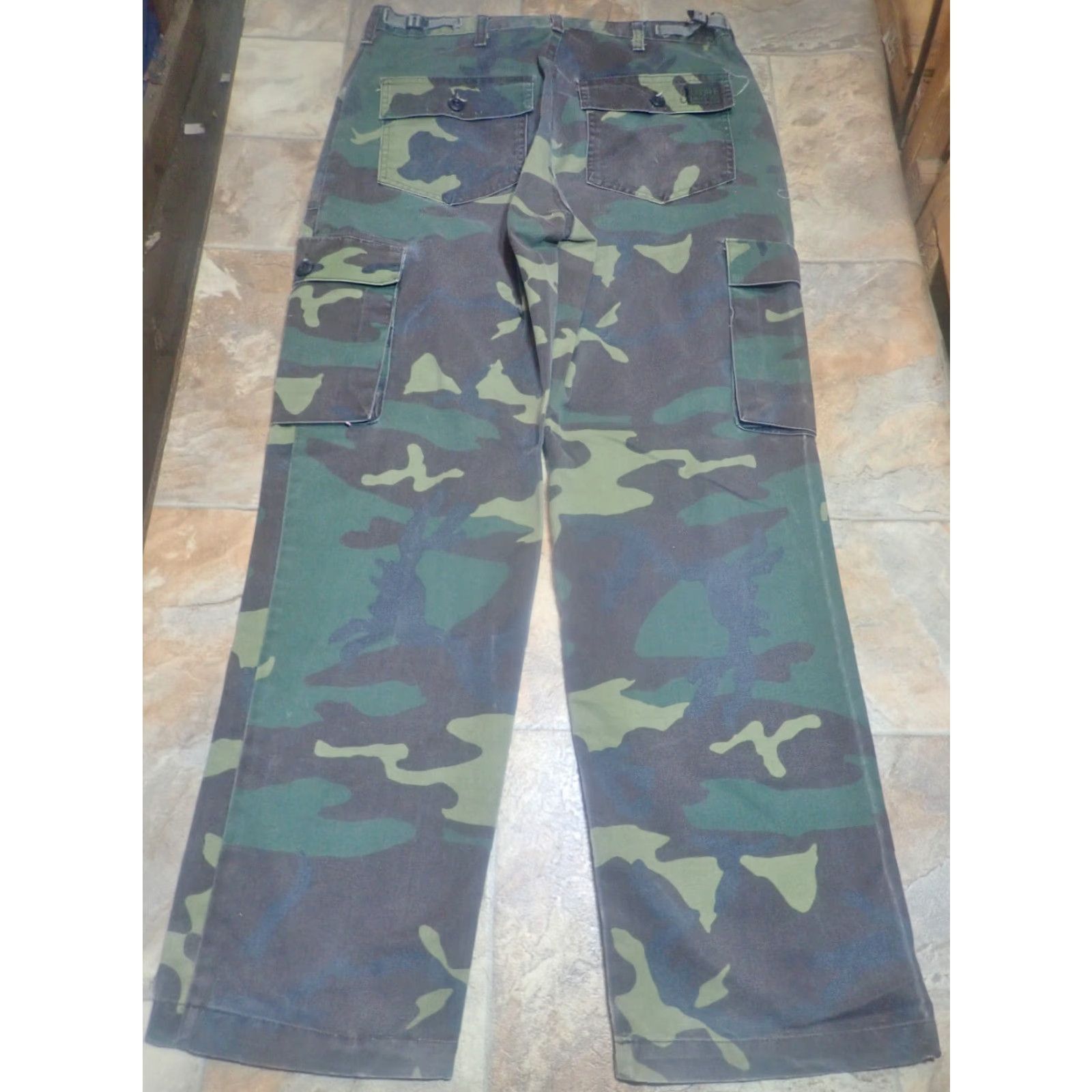 Vintage Vintage Liberty Woodland Camo Camouflage Hunting Pants Size M 34x30 Made in USA Size US 31 - 4 Thumbnail