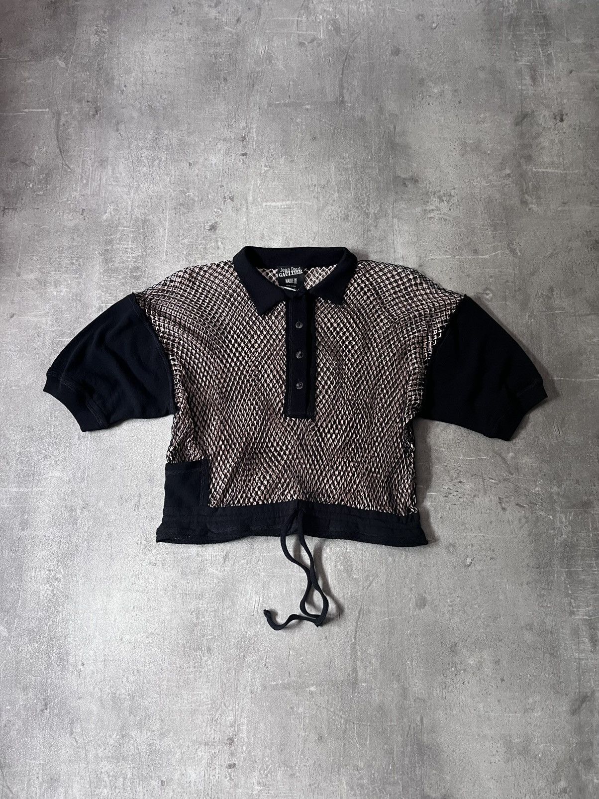 Jean Paul Gaultier Jean Paul Gaultier 2013 Mock Neck Crop top Size L / US 10 / IT 46 - 1 Thumbnail