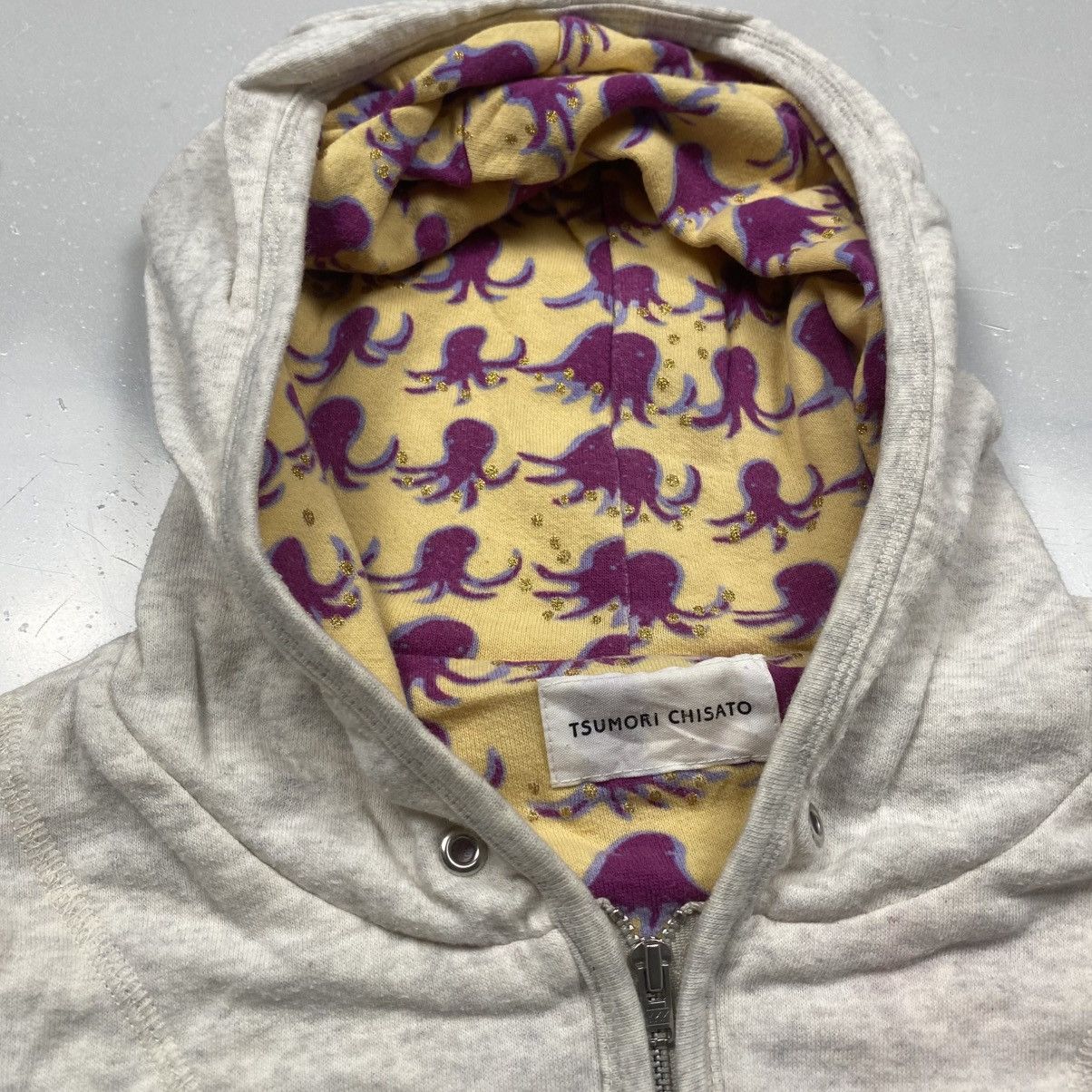 Tsumori Chisato Vintage Tsumori Chisato Floral Crop Boxy Zip Up Size M / US 6-8 / IT 42-44 - 4 Thumbnail