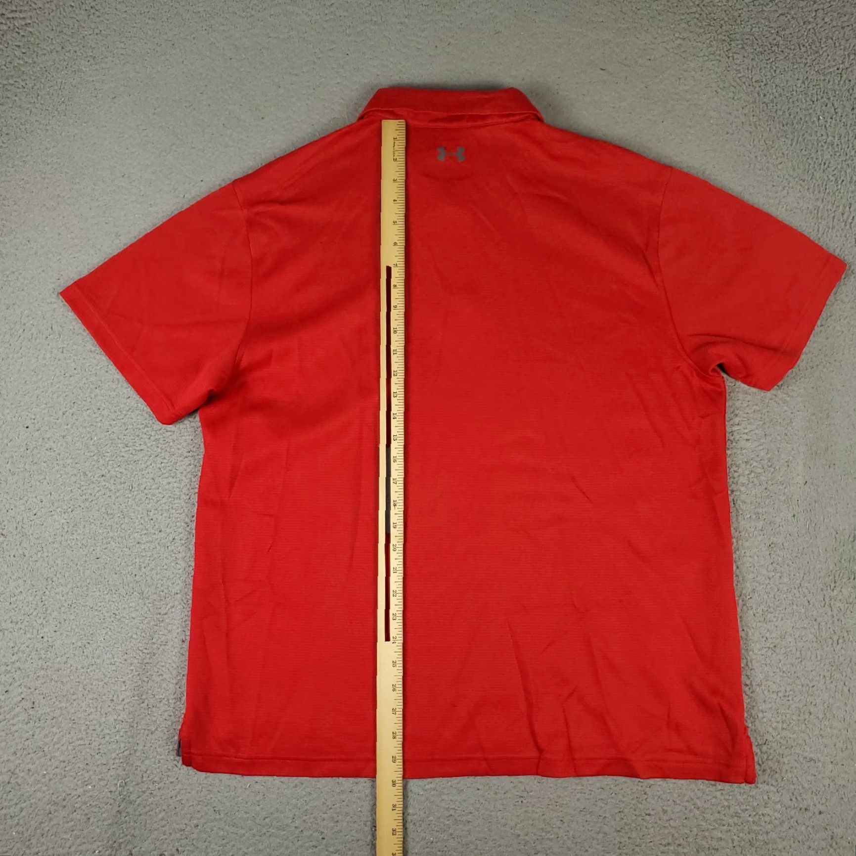 Under Armour Under Armour Polo Shirt Mens 2XL Red Golf Casual Short Sleeve Polo Size US XXL / EU 58 / 5 - 3 Thumbnail