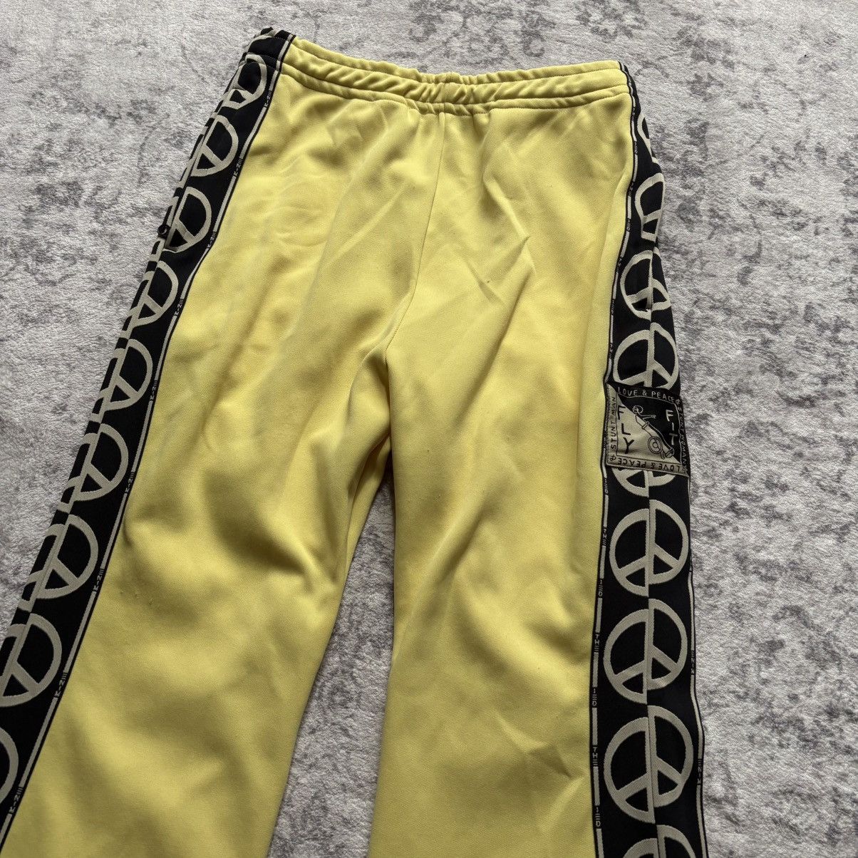 Kapital Kapital Kountry Smooth Jersey Stuntman Peace Track Pants Size US 30 / EU 46 - 4 Thumbnail