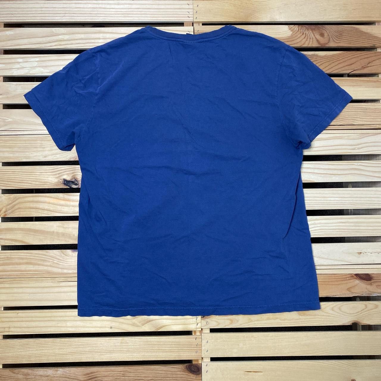 Polo Ralph Lauren Vintage Polo Ralph Lauren Navy Blue Designer Tee Size Medium Size US M / EU 48-50 / 2 - 2 Thumbnail