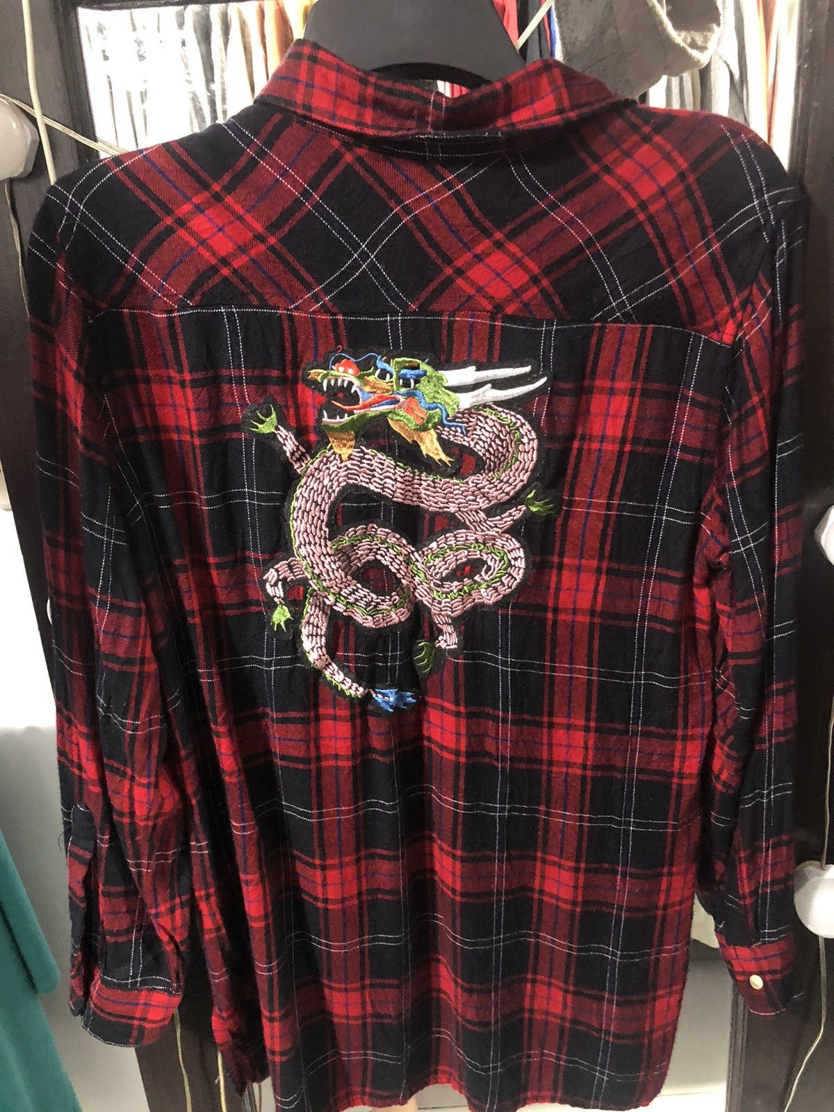 Vintage × Zara VINTAGE x ZARA BASIC x SHIRTS BLACK RED Size US M / EU 48-50 / 2 - 9 Thumbnail