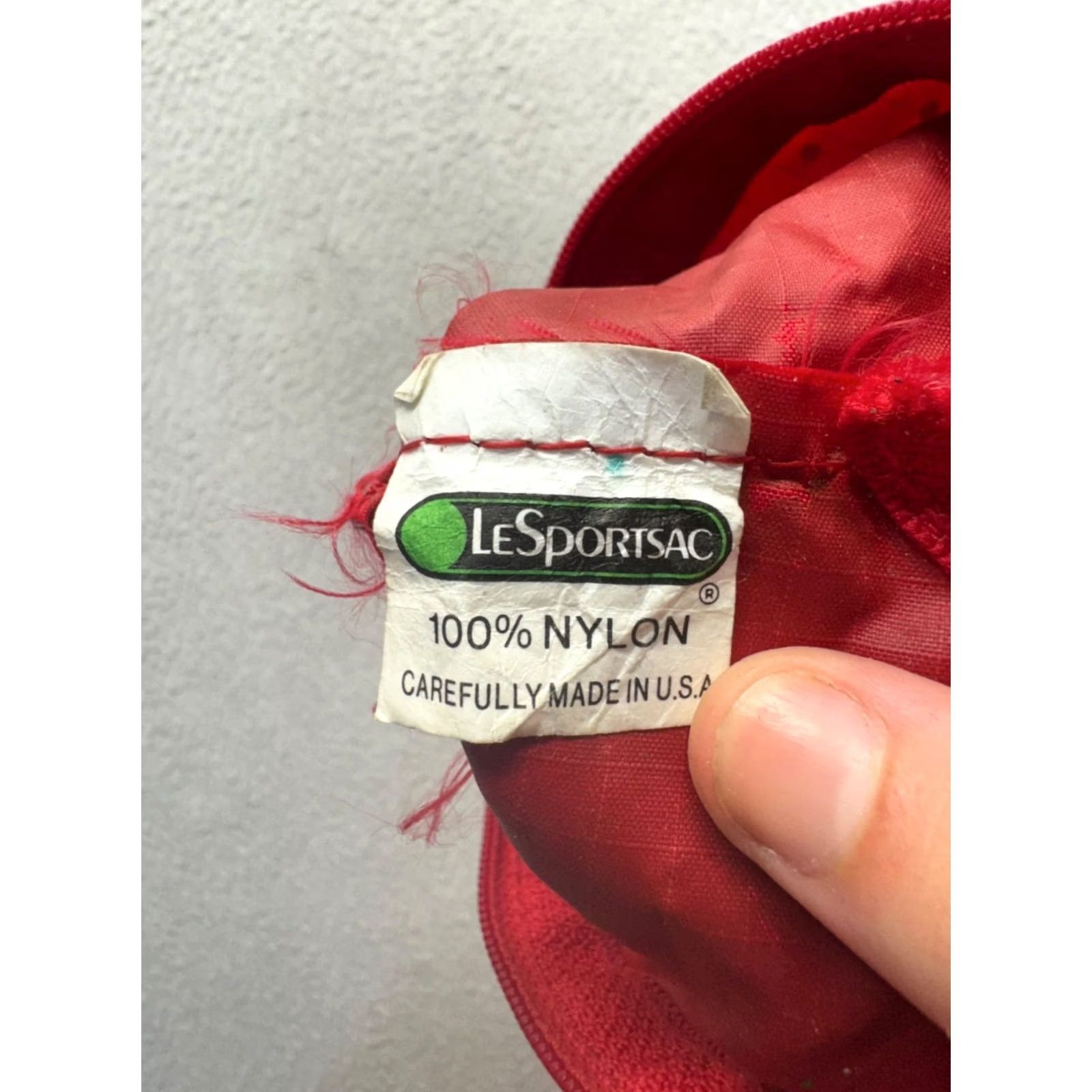 LeSportsac LeSportsac Red Polka Dot Cosmetic Bag Small Pouch Nylon USA-Made #77B Size ONE SIZE - 6 Thumbnail