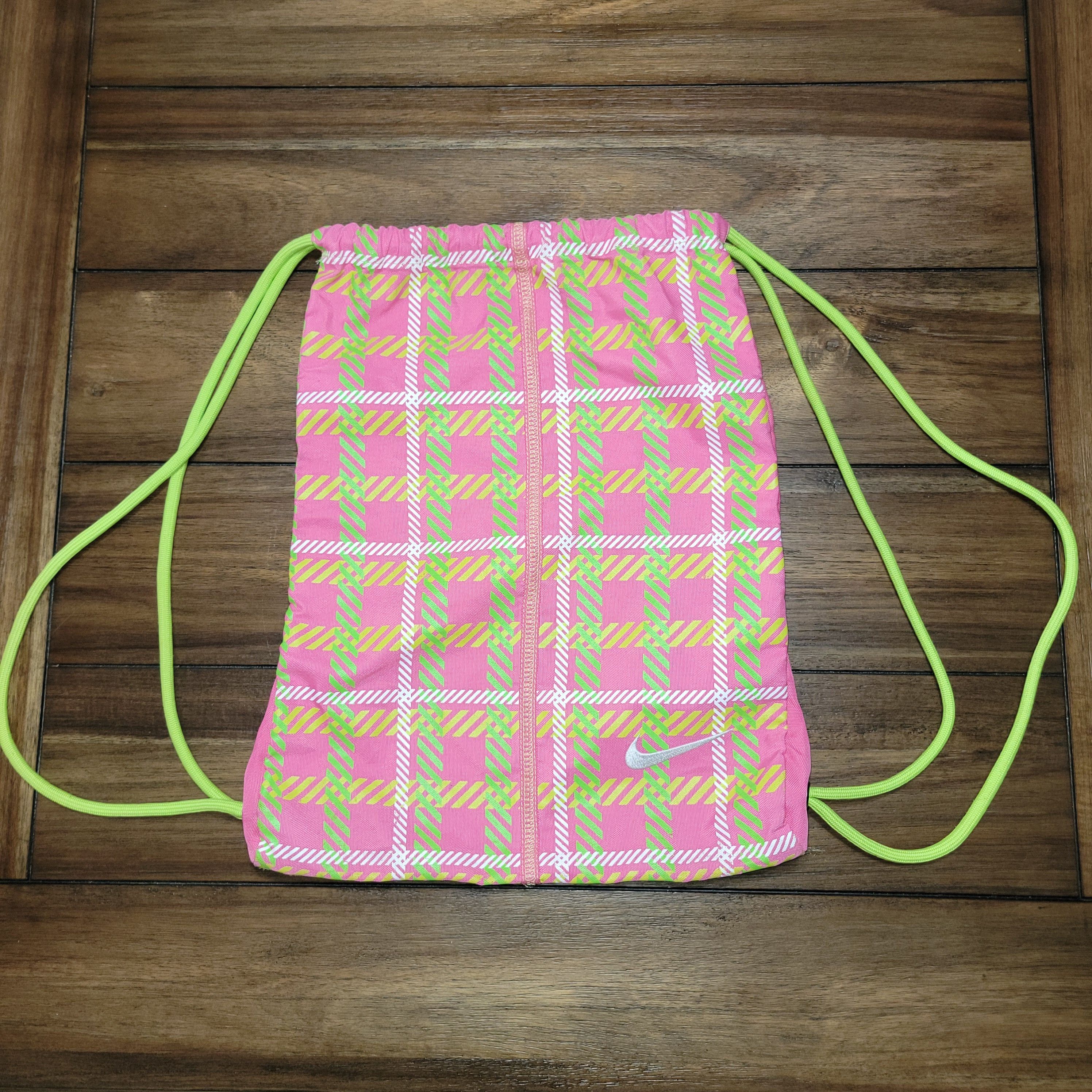 Nike Nike Pink Drawstring Backpack Size ONE SIZE - 1 Thumbnail