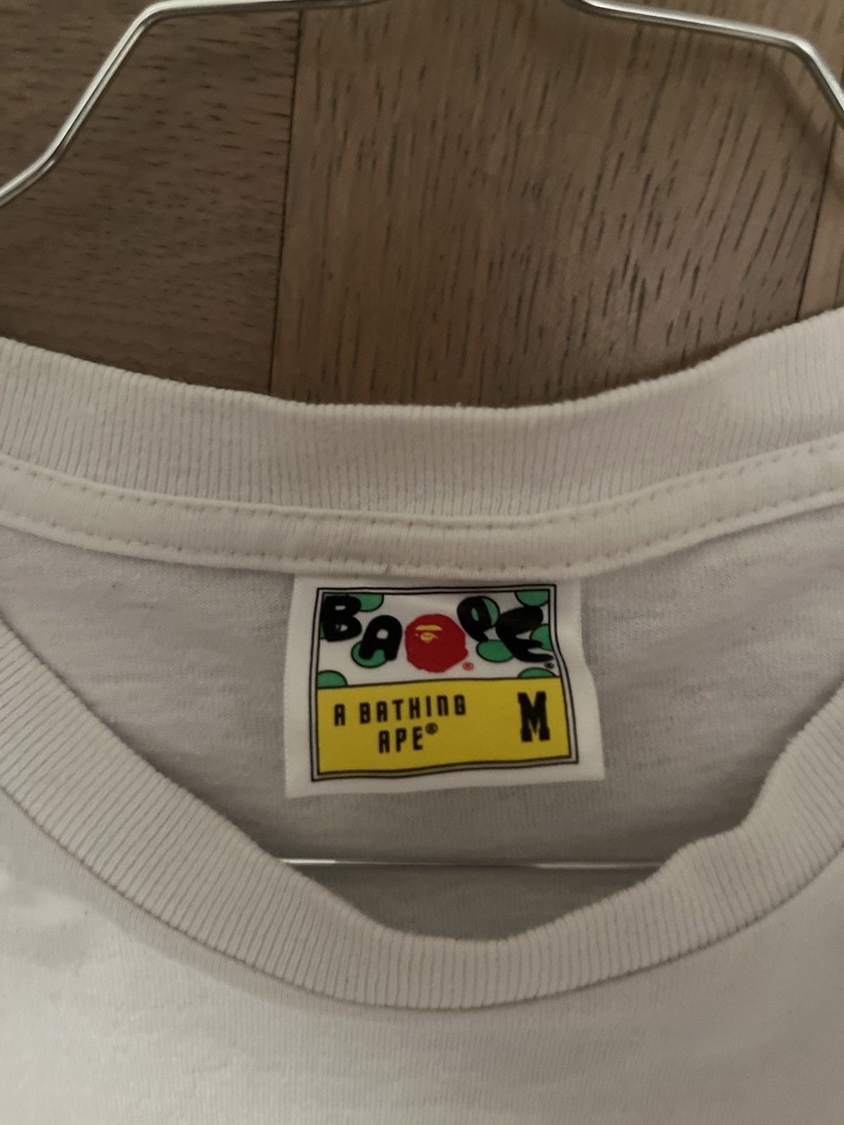 Bape Bape- A Bathing Ape white t-shirt Size US M / EU 48-50 / 2 - 7 Thumbnail