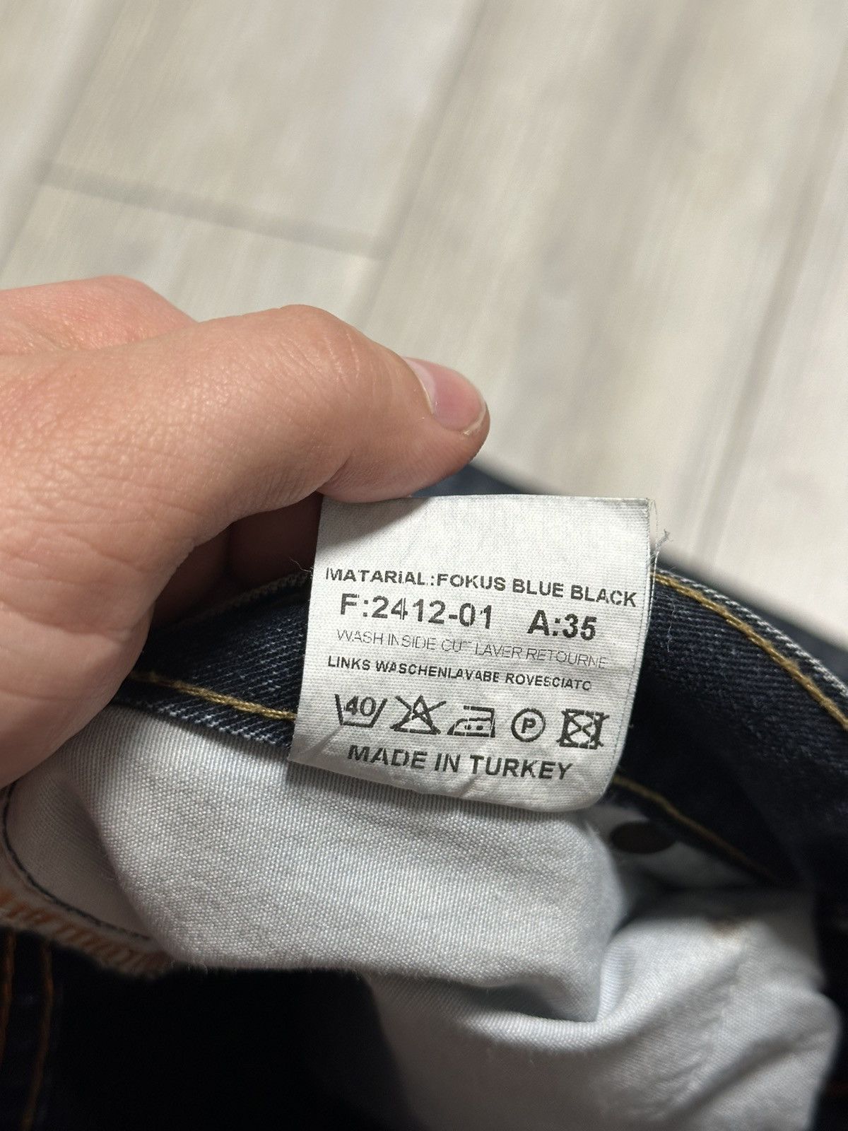 Chaps Crazy y2k Baggy Faded Black Chaps Skater Jeans. Size US 29 - 9 Thumbnail