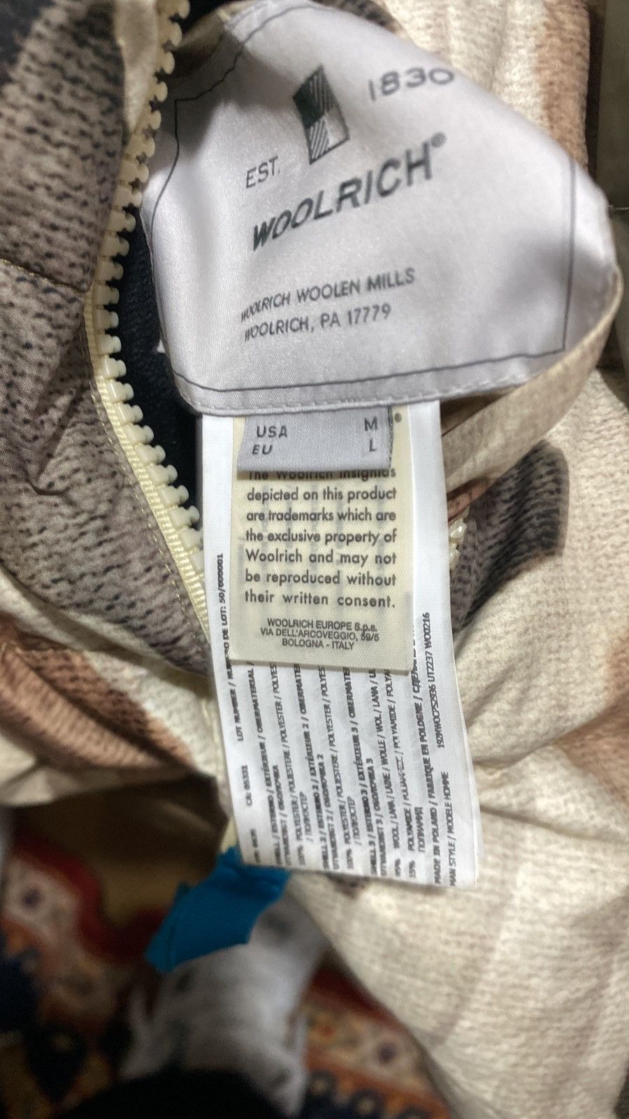 Woolrich Woolen Mills 🧥Woolrich X Griffin down jacket, size L, multi-color, used, Size US L / EU 52-54 / 3 - 2 Thumbnail