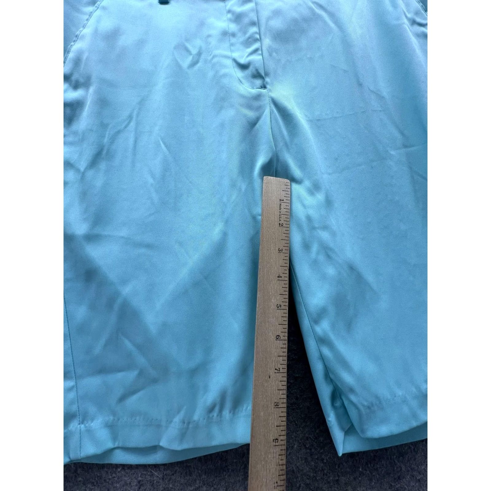 Vintage Greg Norman Shorts Womens 6 Blue Bermuda Stretch Golf Chino Casual Summer Size 28" / US 6 / IT 42 - 3 Thumbnail