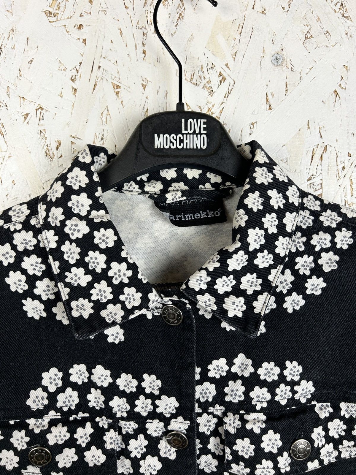 Marimekko Marimekko Mika Piirainen Pukketi Denim Jacket Size ~S Size XS / US 0-2 / IT 36-38 - 2 Thumbnail