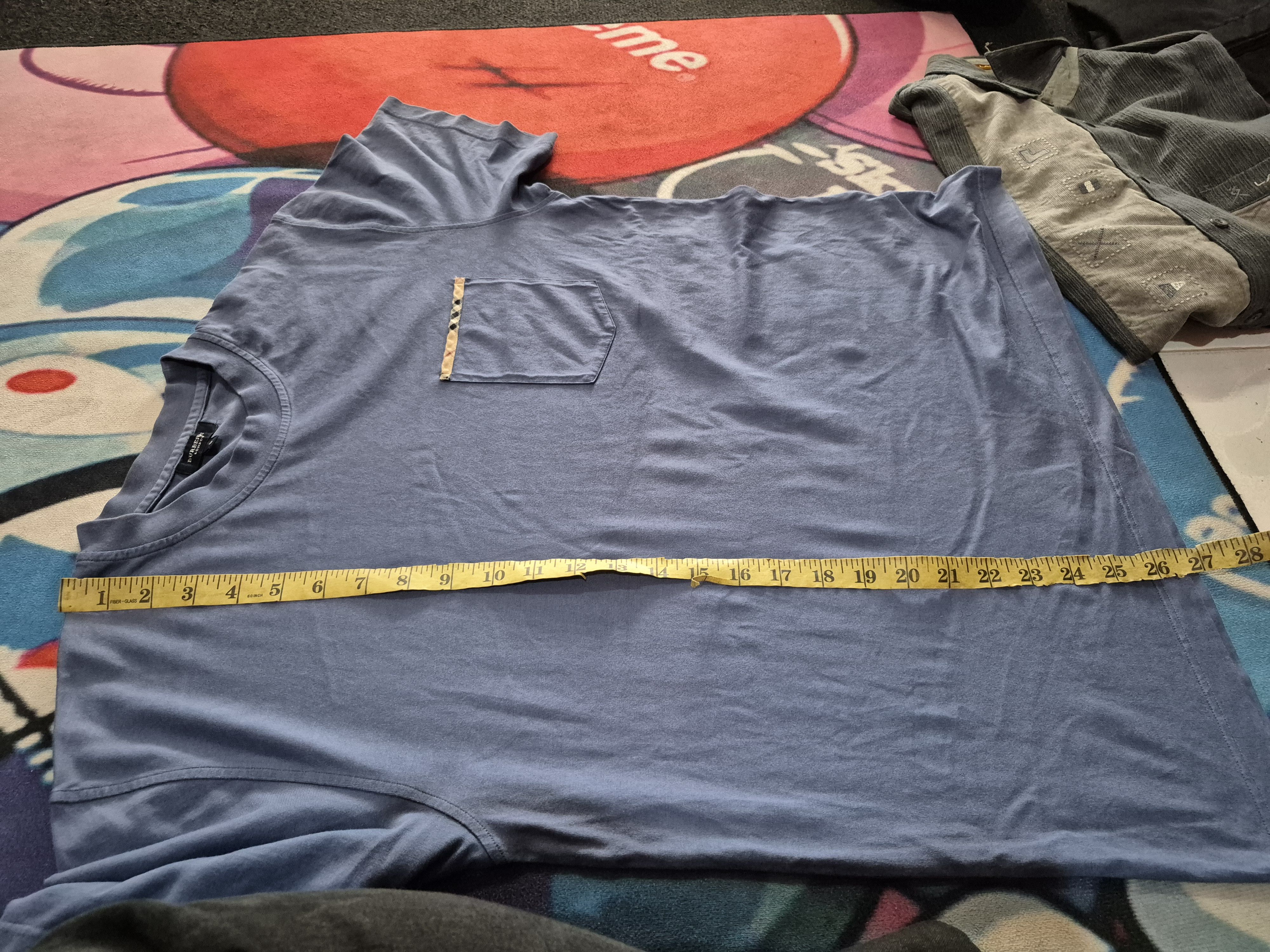 Burberry 🔥 Burberry London Novacheck Pocket Tee Size US L / EU 52-54 / 3 - 8 Thumbnail