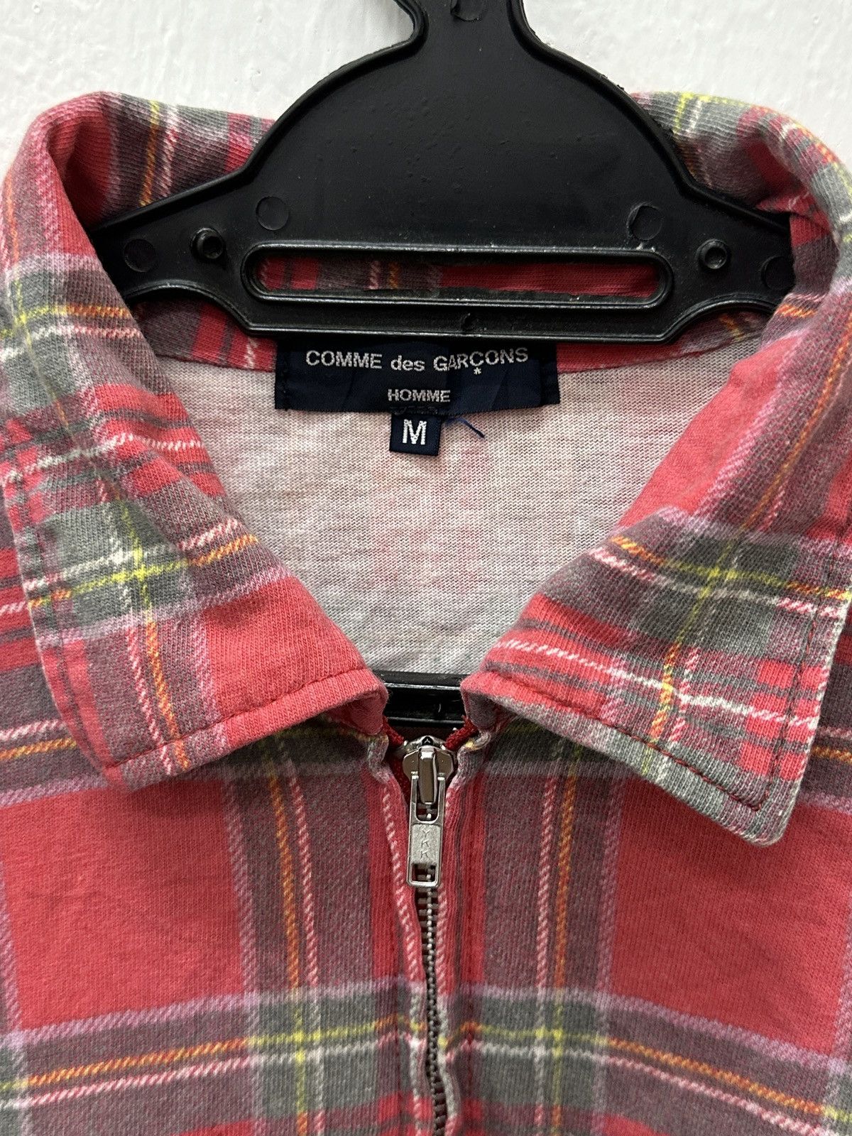 Comme des Garcons SS2005 Comme des Garcons Plaid Tartan Zipper Polos Jacket Size US M / EU 48-50 / 2 - 16 Thumbnail