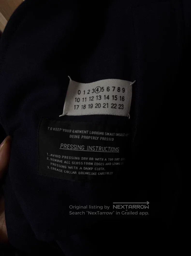Maison Margiela Maison Margiela Dark blue drawstring windbreaker Size XS / US 0-2 / IT 36-38 - 2 Thumbnail