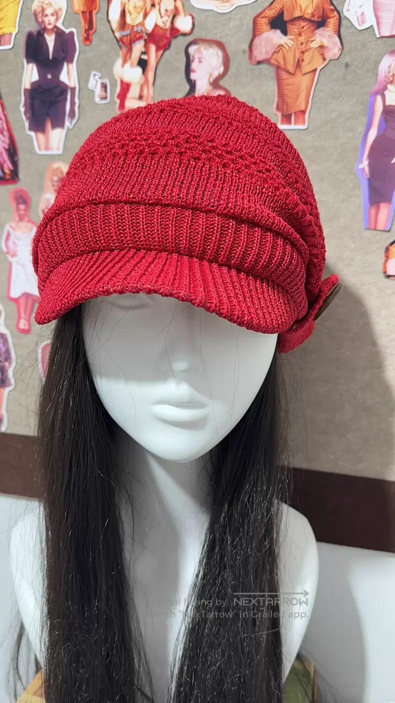Vivienne Westwood Vivienne Westwood Red Knit Cap Size ONE SIZE - 3 Thumbnail