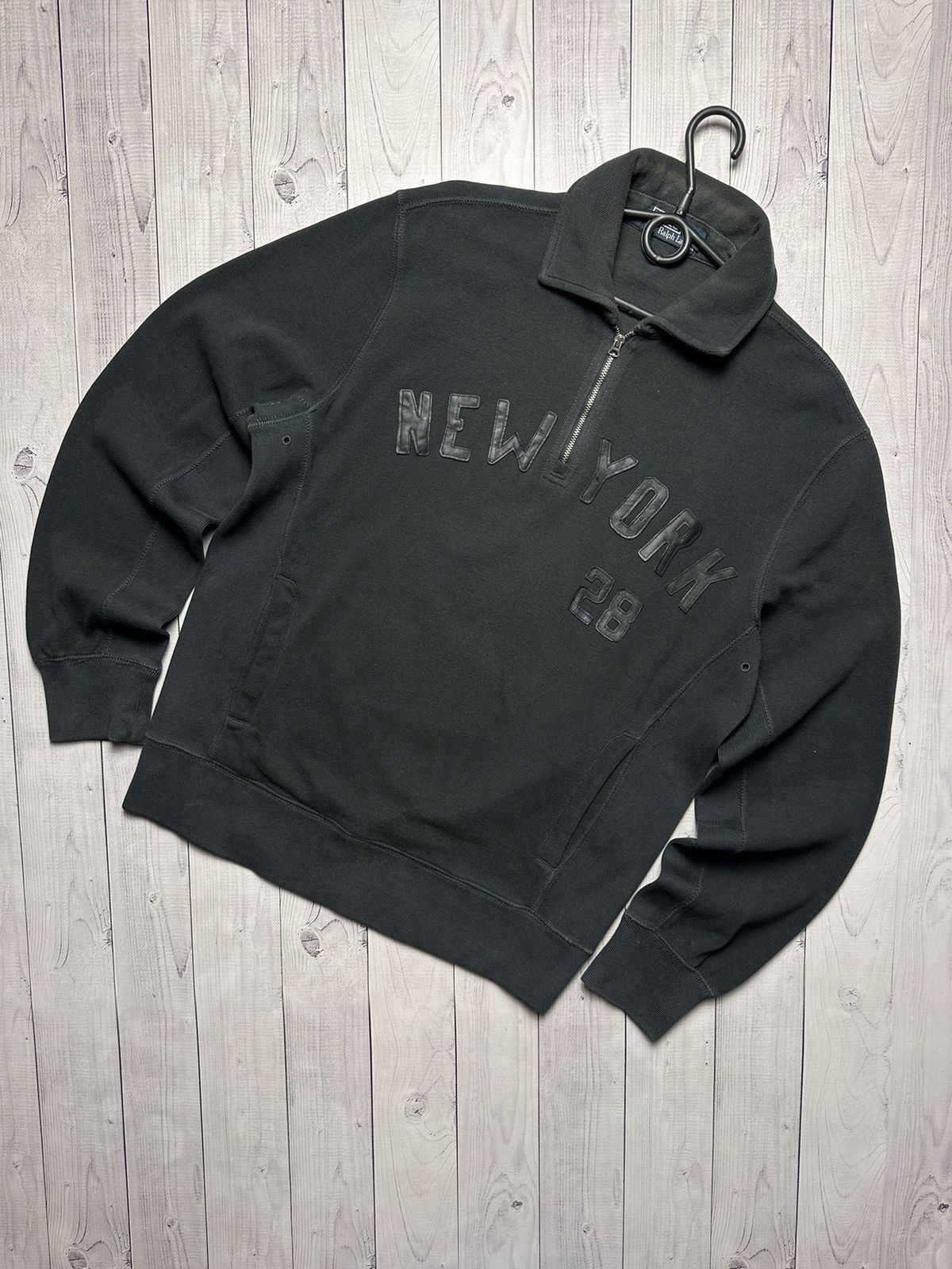 Vintage sweatshirt zip 1/4 Polo Ralph Lauren New York M