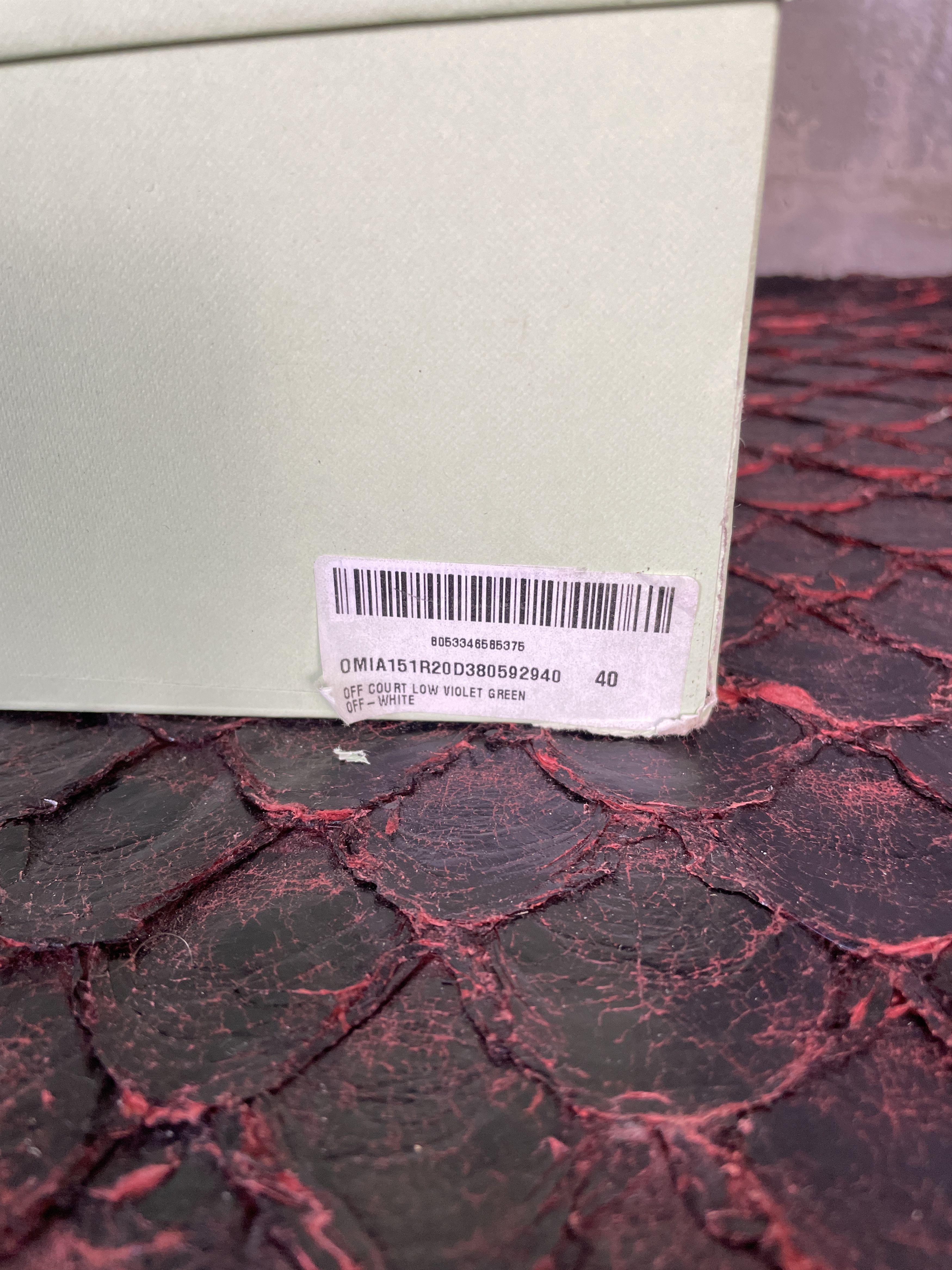 Off-White Off-White Off-Court Low Sneakers PURPLE Size US 7 / EU 40 - 3 Thumbnail