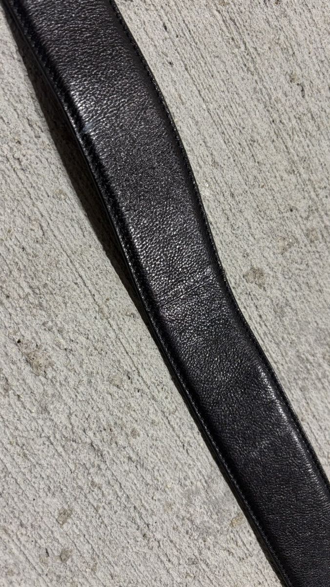 Saint Laurent Paris Yves Saint Laurent Paris Logo Belt Size 30 - 17 Thumbnail