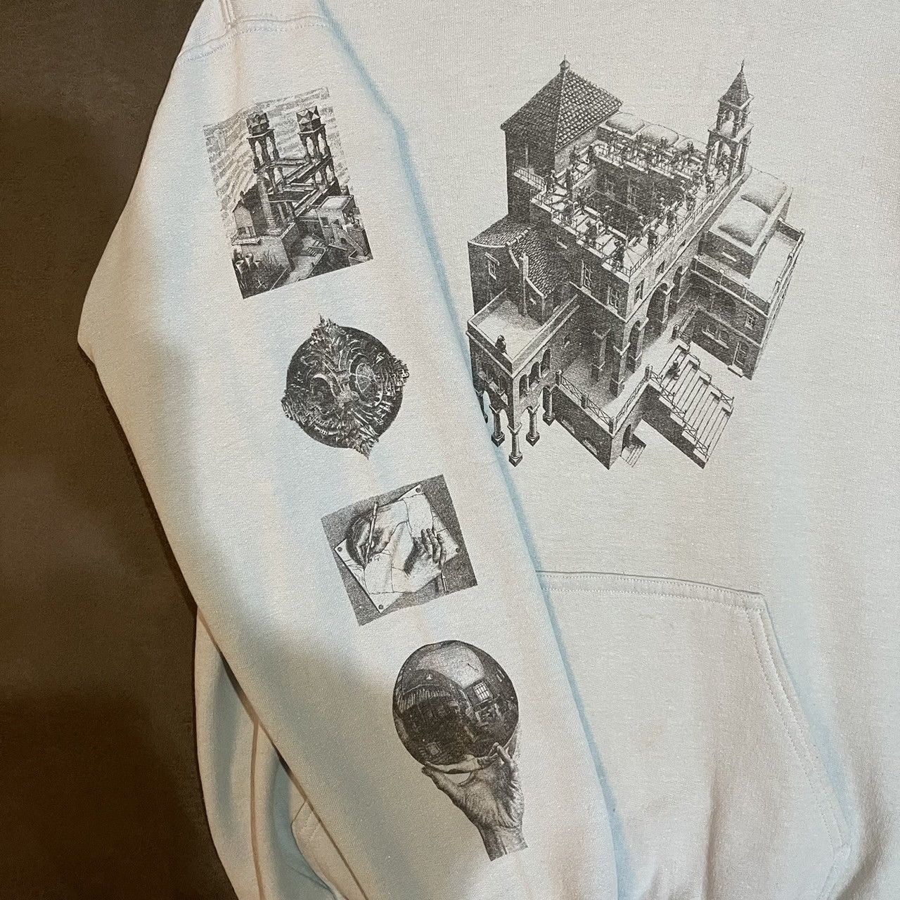Vintage mc escher hoodie Size US M / EU 48-50 / 2 - 3 Thumbnail