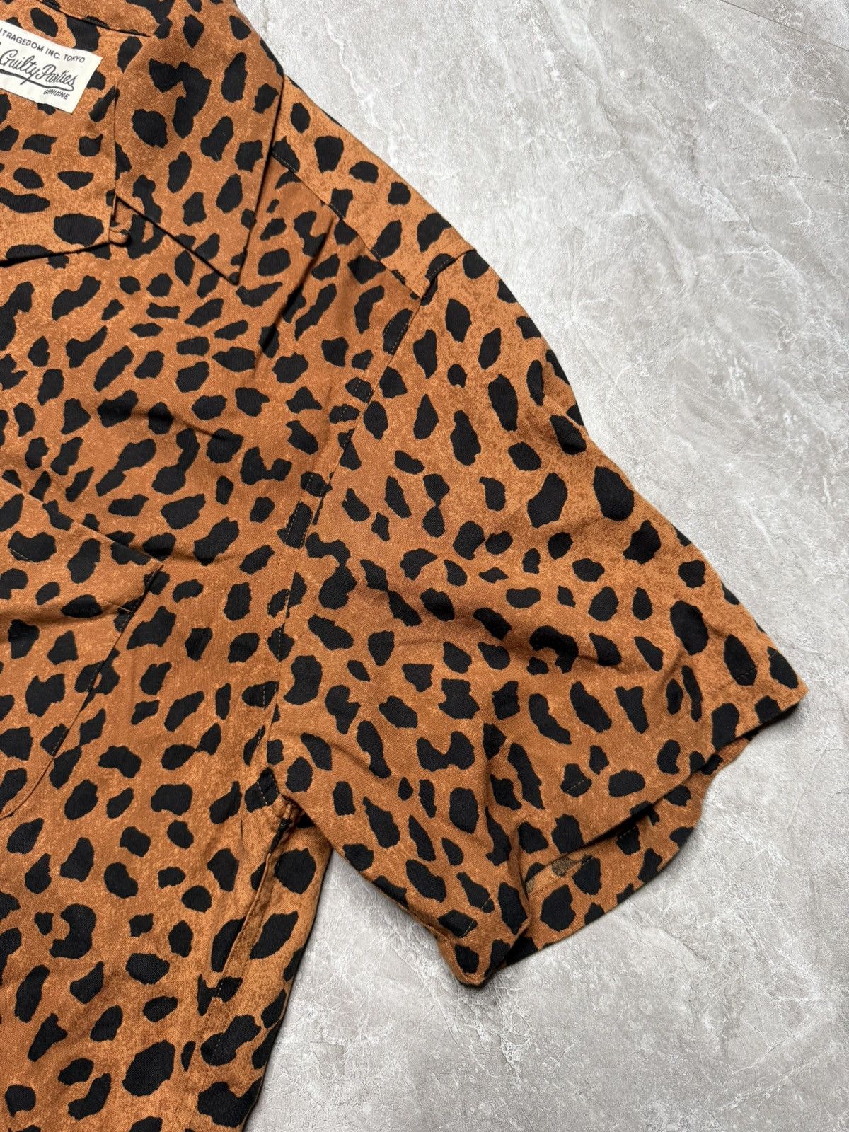 Wacko Maria Wacko Maria Leopard Print Hawaiian Camp Collar S/S Shirt Size US M / EU 48-50 / 2 - 3 Thumbnail