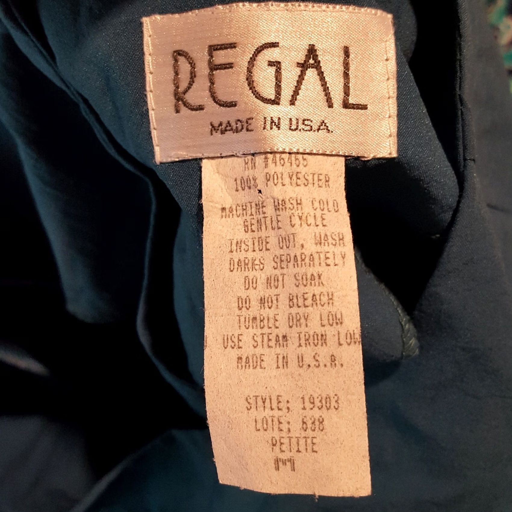 Altea VINTAGE Regal T-Shirt Womens Petite M Teal Short Sleeve Crew Neck Lightweight Breathable Top Hiking 90s Retro Y2K Style Womens Shirt Size M / US 6-8 / IT 42-44 - 7 Thumbnail