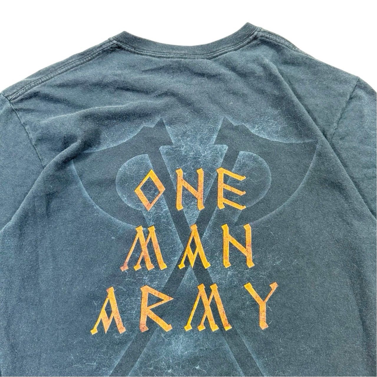 Vintage Vintage 00s Ensiferum One Man Army Graphic Band T Shirt Size US M / EU 48-50 / 2 - 5 Thumbnail