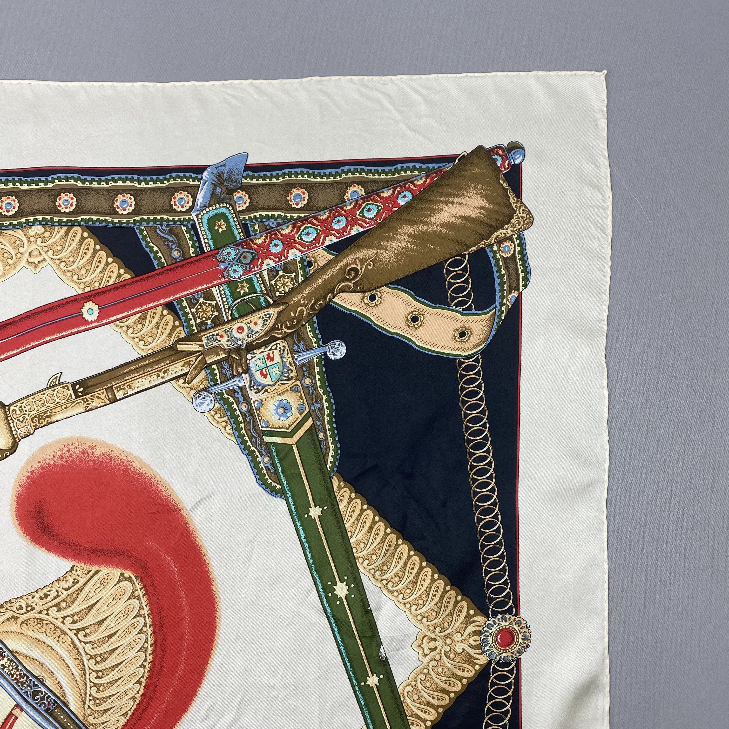 Japanese Brand Vintage Military Regalia SILK Scarf Twill Wraps Scarves Size ONE SIZE - 6 Thumbnail