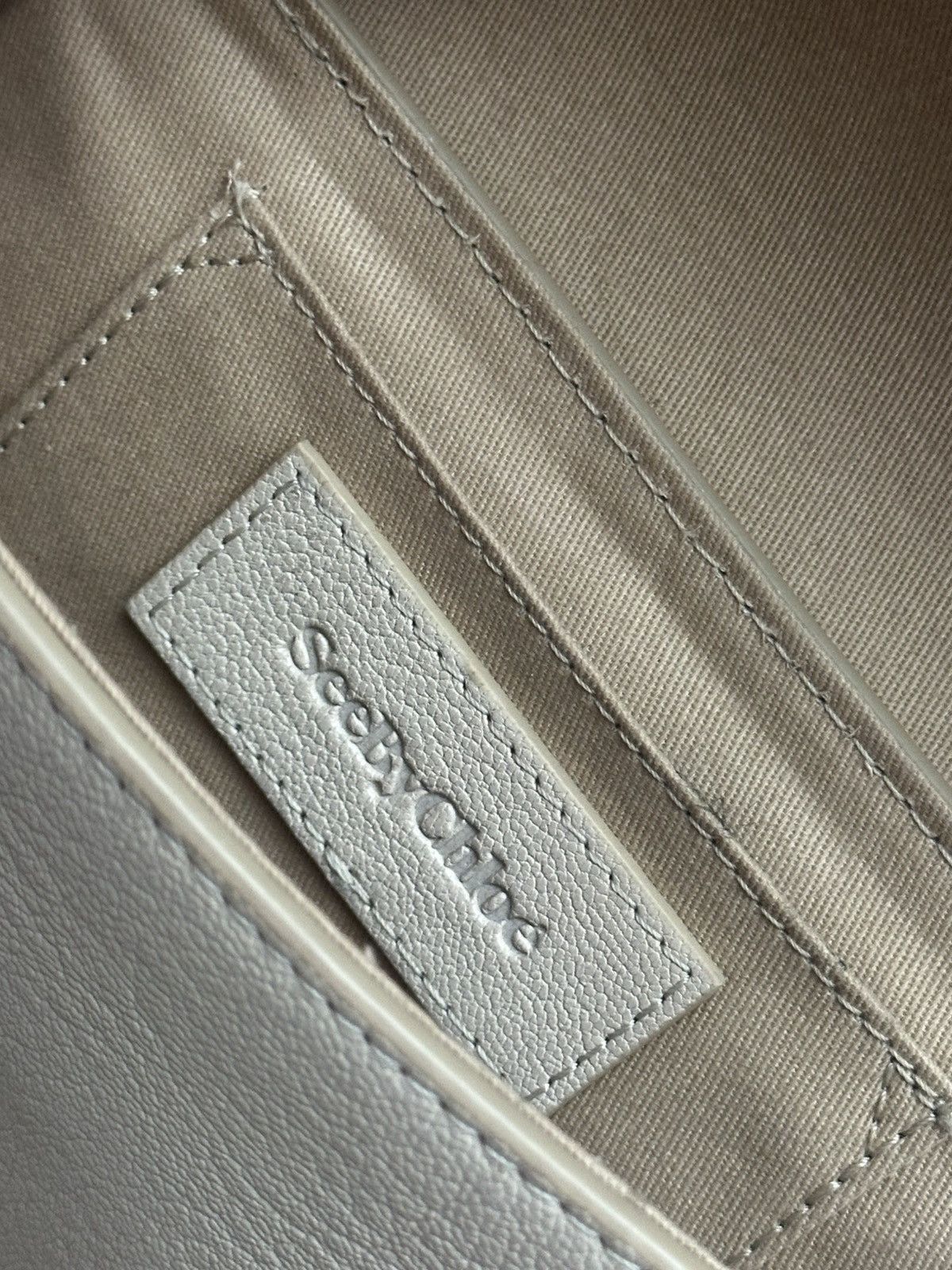 Chloe × See by Chloe See by Chloe Beige Small Hana Crossbody Bag Size ONE SIZE - 4 Thumbnail