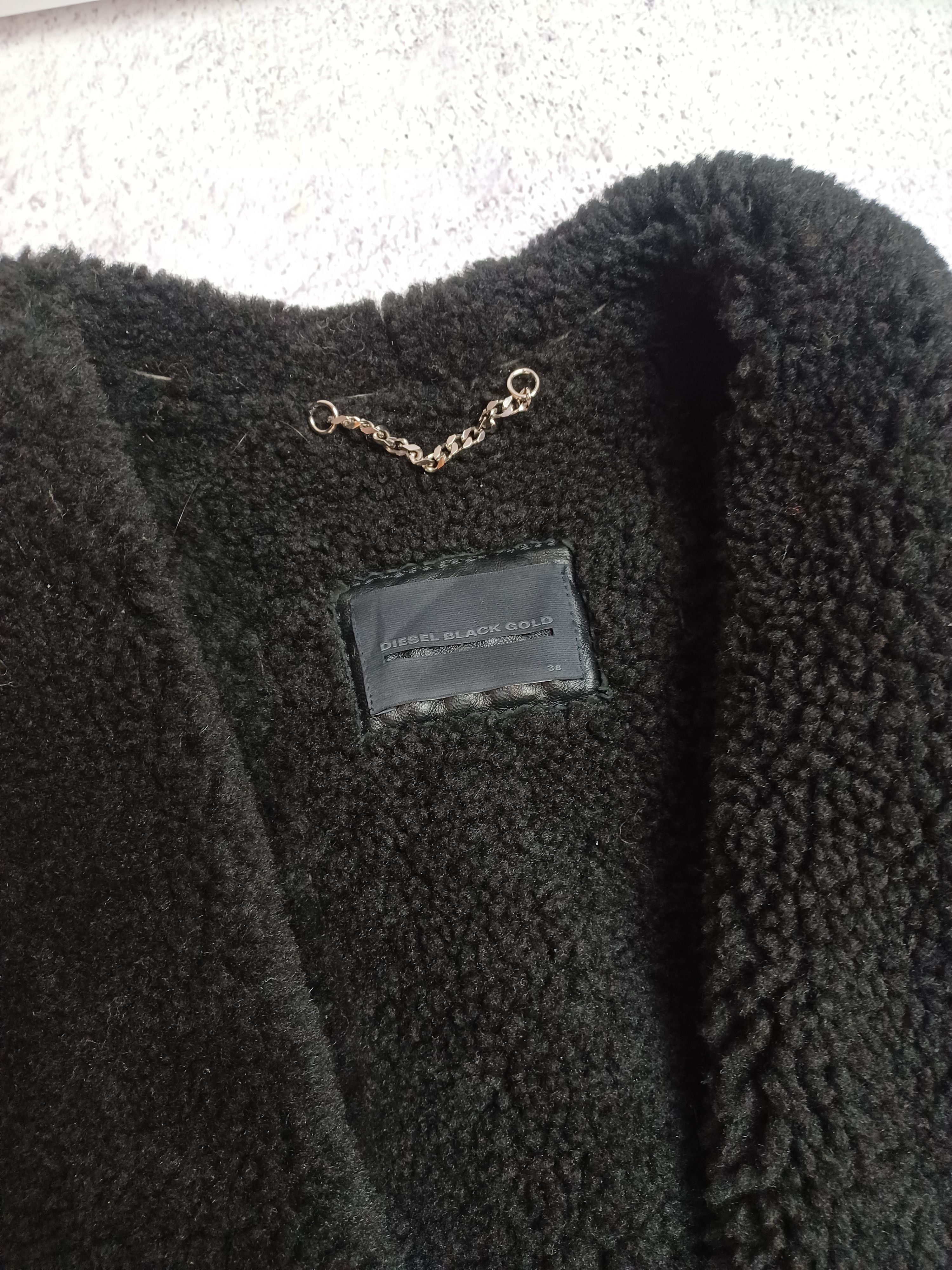Diesel Exclusive! DIESEL Black Gold Sheepskin Leather Jacket Size S / US 4 / IT 40 - 5 Thumbnail