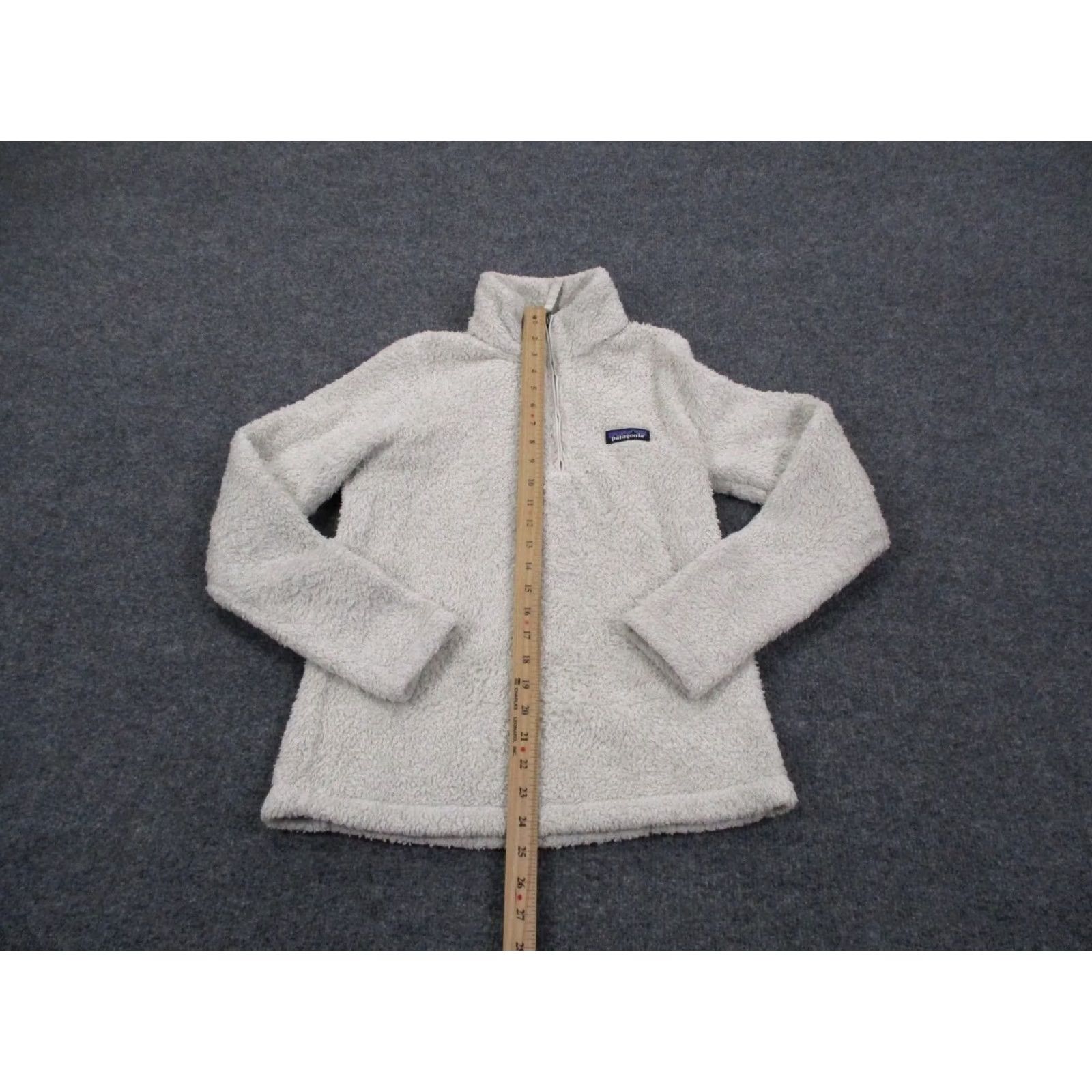 Patagonia Patagonia Jacket Womens XS White Solid Fleece Windbreaker 1/4 Zip Pockets Outdoor Outdoor 90s (no) Size XS / US 0-2 / IT 36-38 - 3 Thumbnail