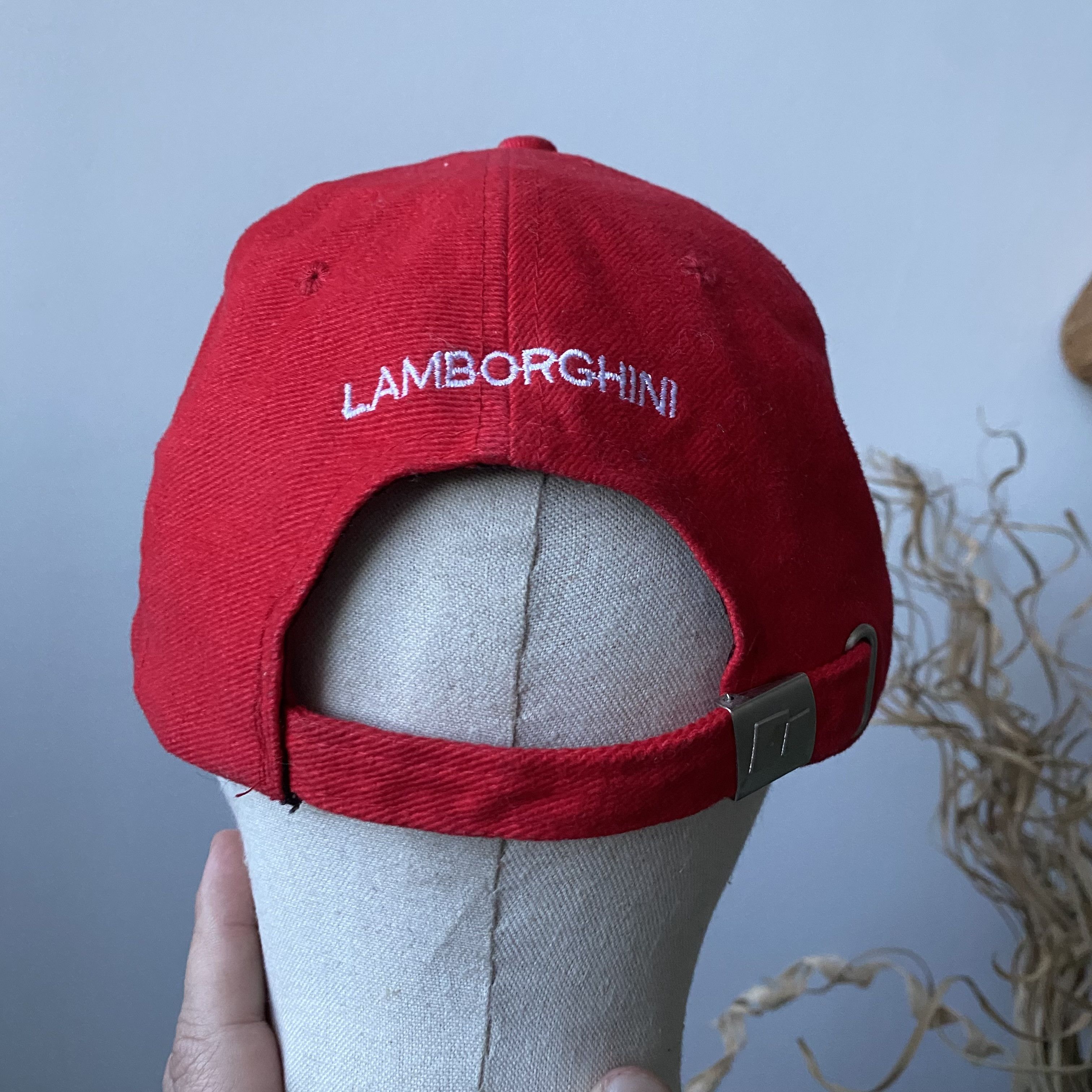 Ferrari 🏎️Vintage F1 Racing Lamborghini Cap Center logo Y2K Ferrari Size ONE SIZE - 3 Thumbnail