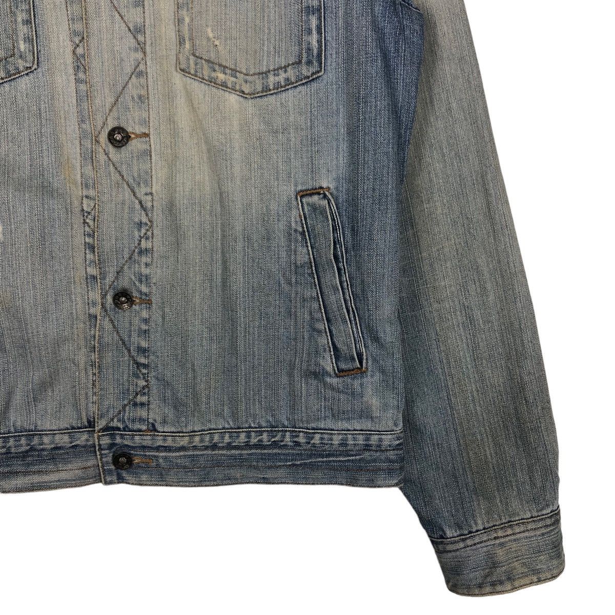 Japanese Brand 🔥Vtg Denim Biker Jacket Topvalu Issey Miyake Japan Size US L / EU 52-54 / 3 - 5 Thumbnail