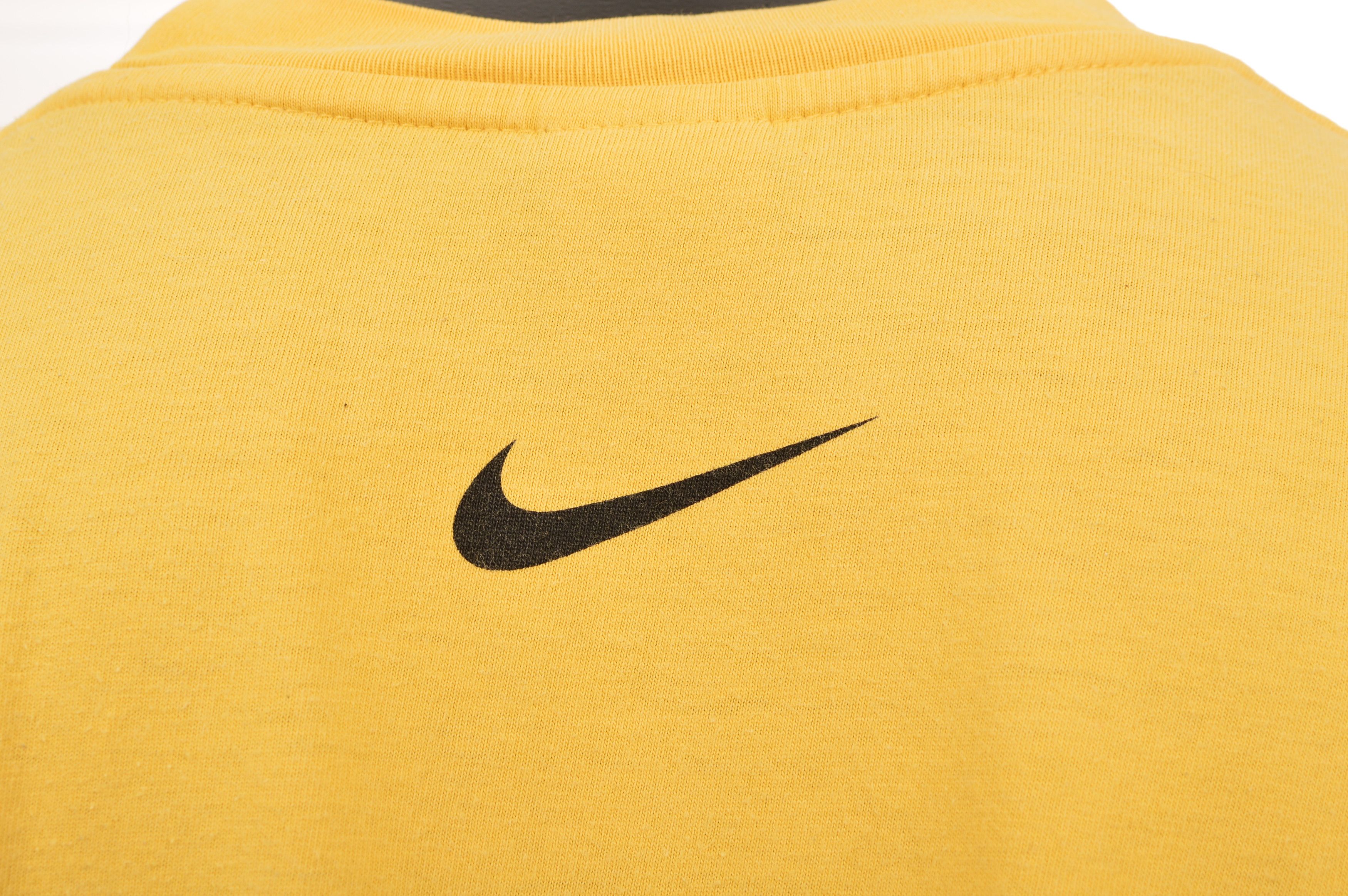 Nike Nike Challenge Court Vintage Yellow Big Logo T-Shirt Size US XL / EU 56 / 4 - 7 Thumbnail