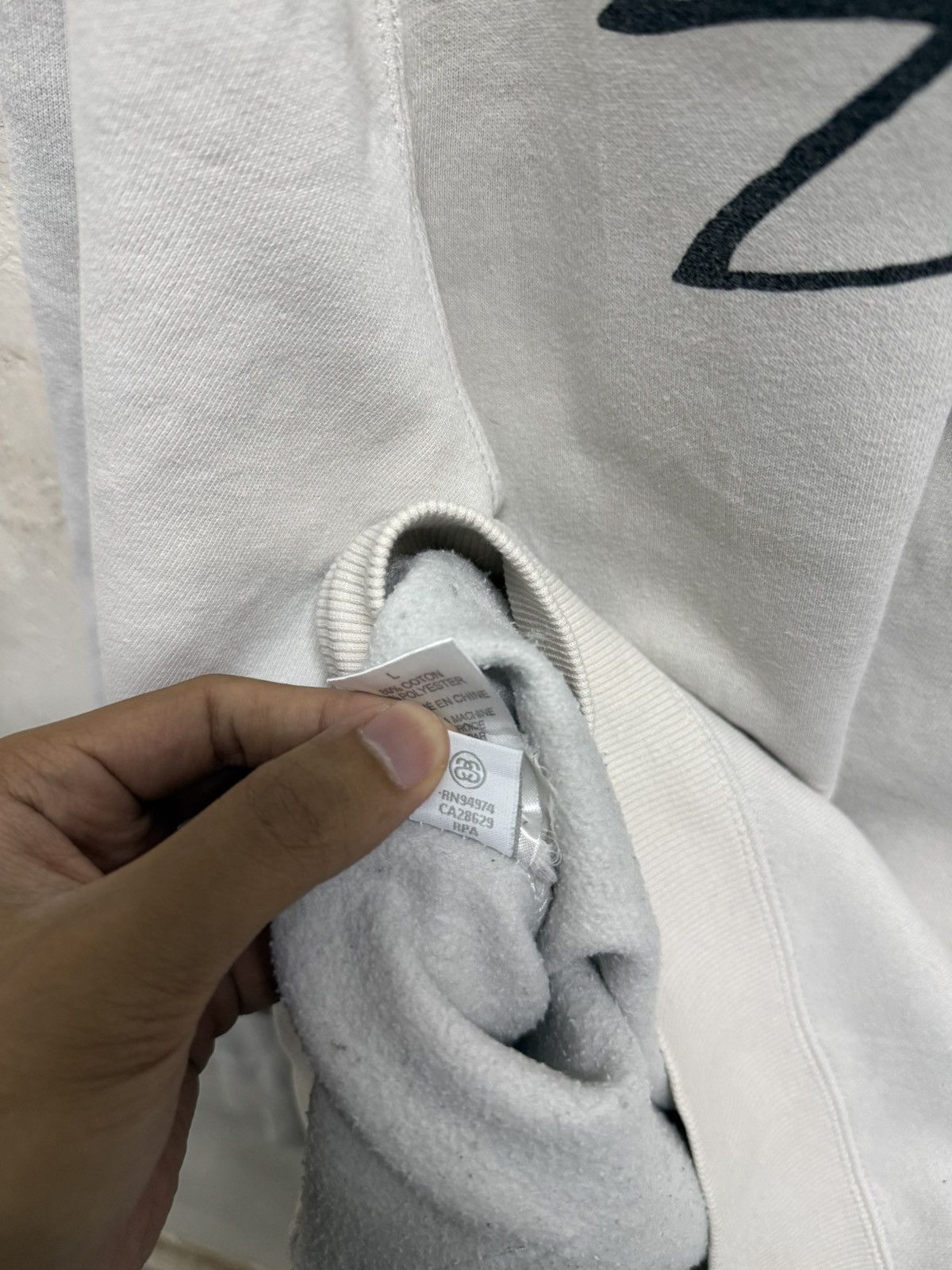 Stussy 2000s Stussy Signature Big Logo Hoodie Size US L / EU 52-54 / 3 - 8 Thumbnail