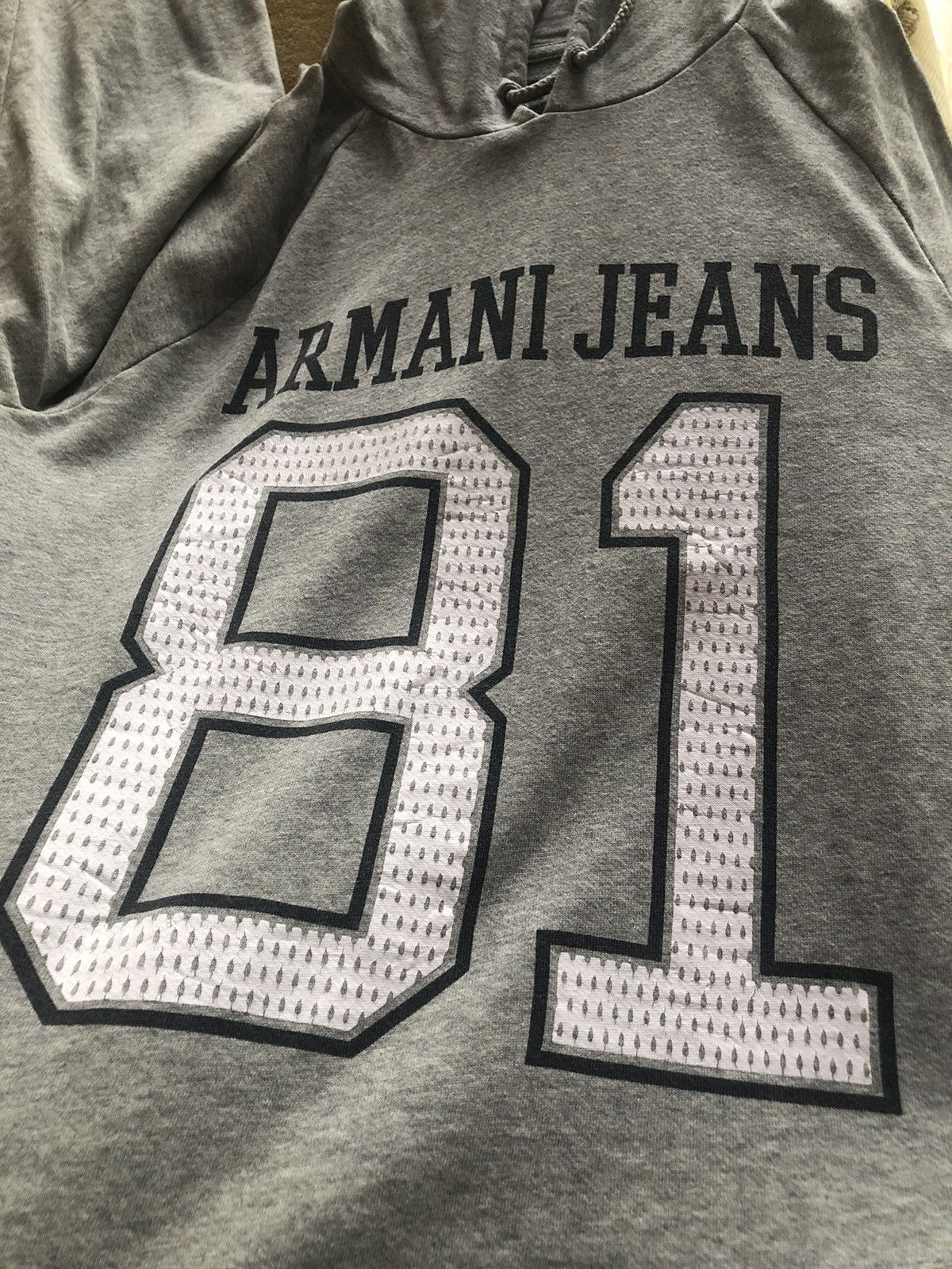 Armani × Vintage RARE ARMANI JEANS VINTAGE DESIGNER COMFORT HOODIE SWEATSHIRT Size US S / EU 44-46 / 1 - 2 Thumbnail