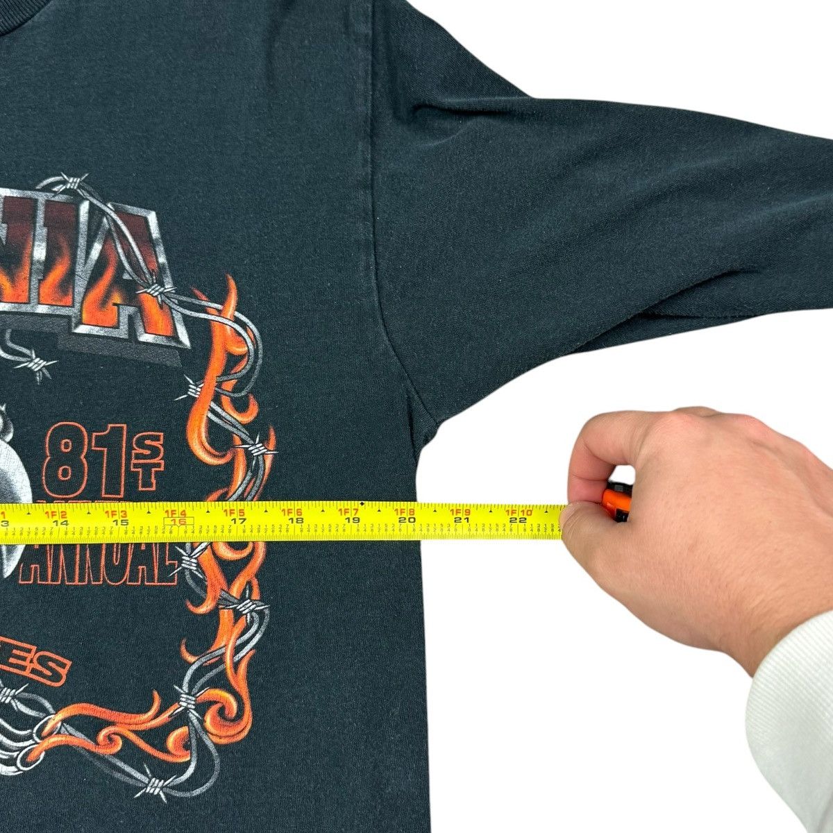 Delta Vintage 2004 Laconia Flame Sleeve Long Sleeve Shirt Men's L Size US L / EU 52-54 / 3 - 6 Thumbnail