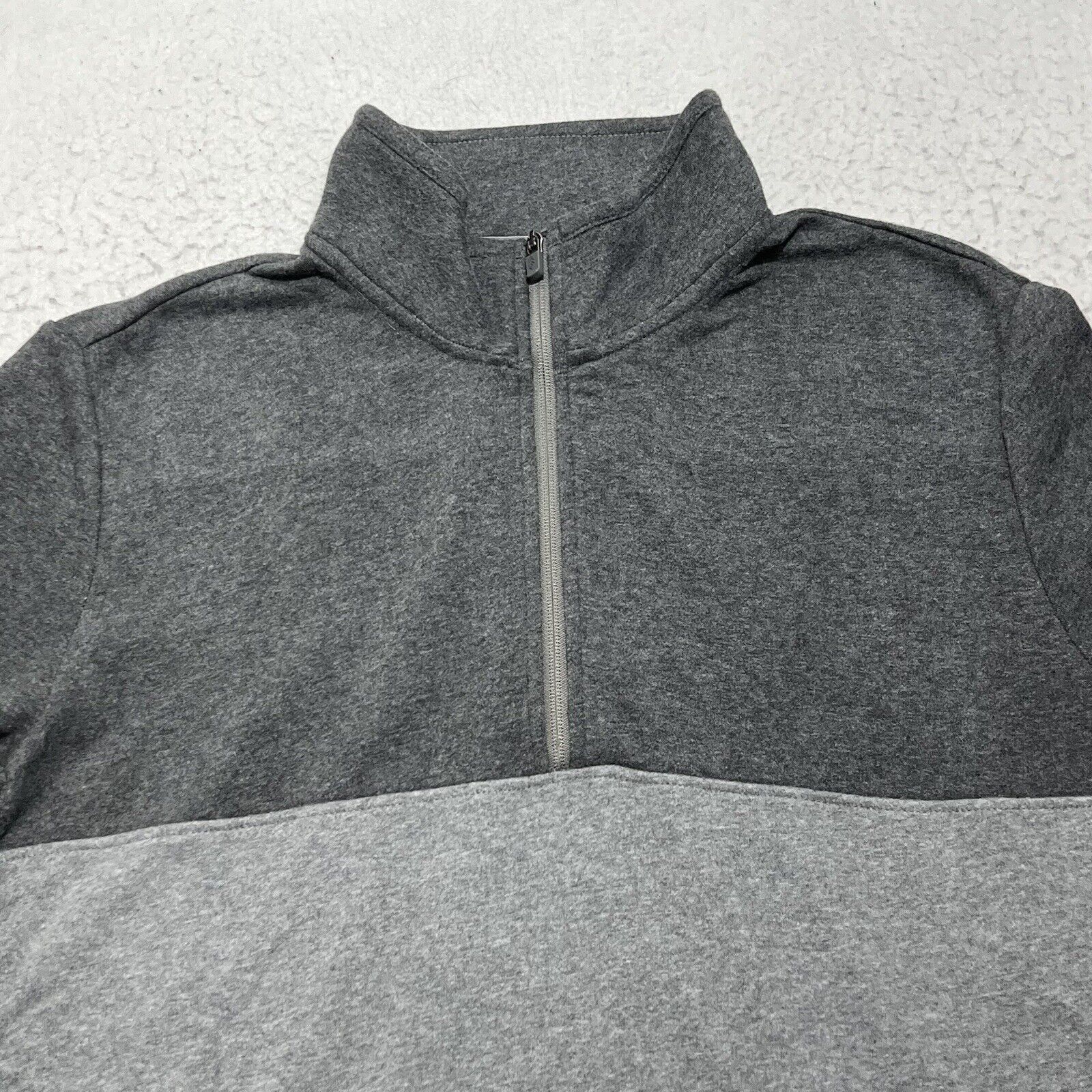 Free Country Free Country 1/4 Zip Sweatshirt Gray Mock Neck Pullover Size US L / EU 52-54 / 3 - 2 Thumbnail