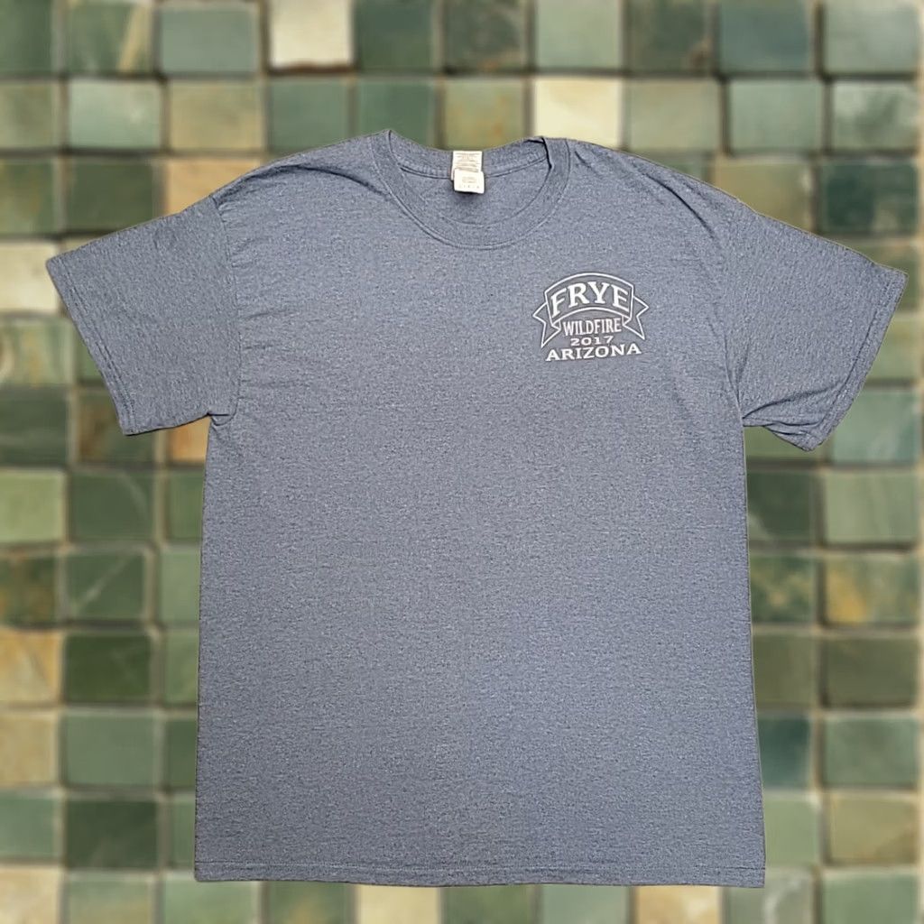 Frye Nike Shirt? (Original title provided: Wildland Firefighter Shirt Men L Blue 2017 Frye Arizona Coronado National Forest) Size US L / EU 52-54 / 3 - 1 Thumbnail