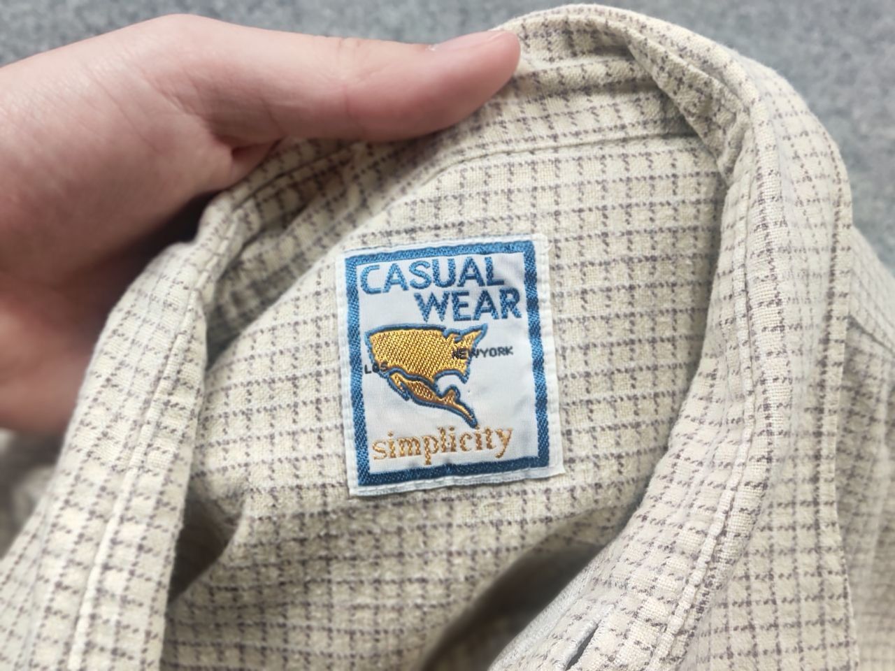 Japanese Brand Vintage 90's Simplicity Japanese flannel loose-fit shirt Size US M / EU 48-50 / 2 - 10 Thumbnail