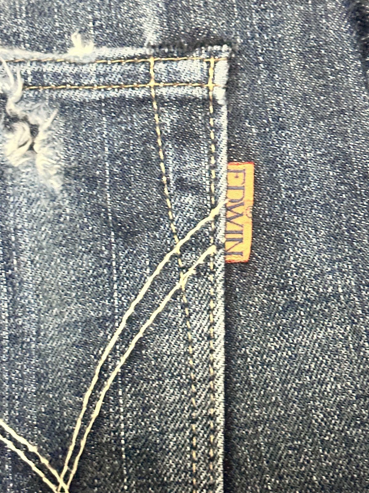 Edwin Edwin 505Z Vtg Selvage Denim Japan Jeans Straight and Faded Size US 32 / EU 48 - 6 Thumbnail