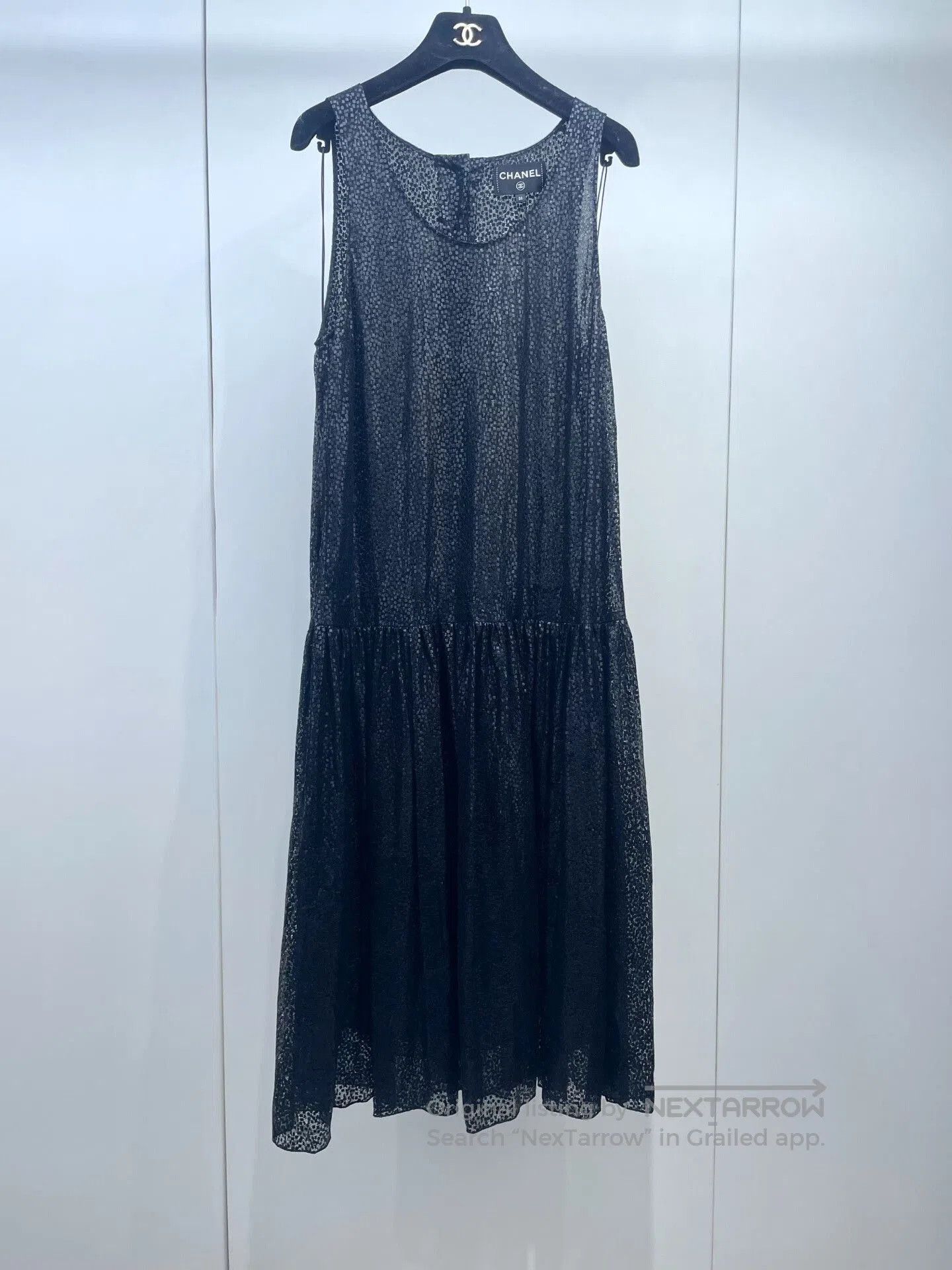 Chanel Chanel Black Silk Sleeveless Dress. Size XS / US 0-2 / IT 36-38 - 1 Thumbnail