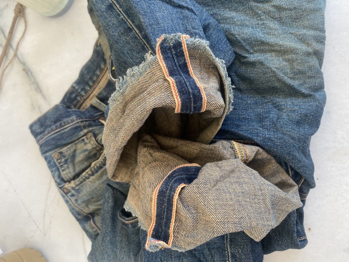 Edwin Edwin 505xx Selvedge Distressed Denim Size US 30 / EU 46 - 11 Thumbnail