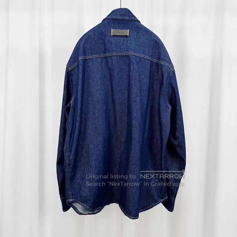 Versace Versace Medusa gold-buttoned denim shirt jacket Size US M / EU 48-50 / 2 - 2 Thumbnail