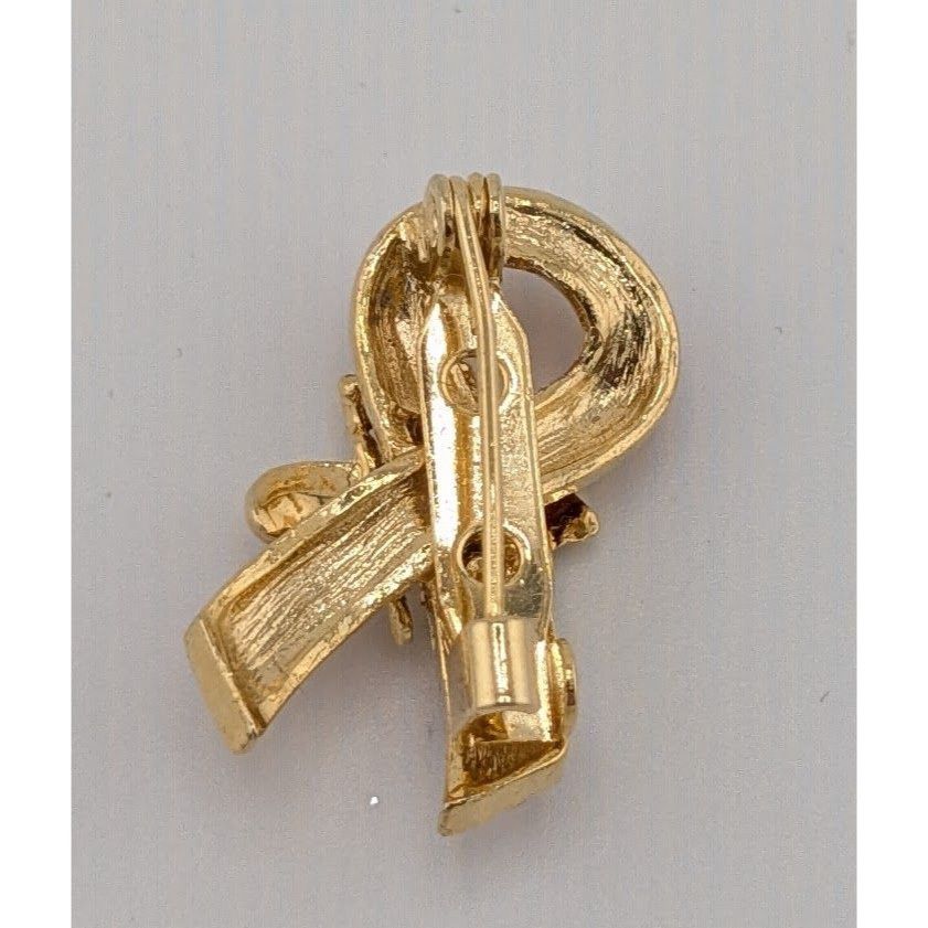 Other Bee On Ribbon Red And Yellow Enamel Brooch Size ONE SIZE - 6 Thumbnail