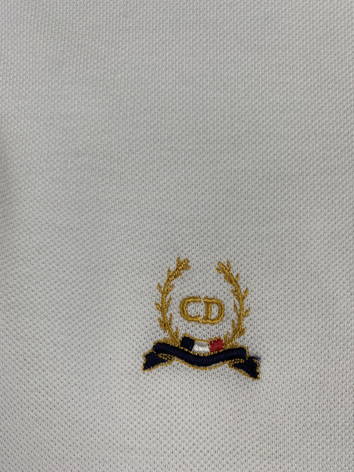 Christian Dior Monsieur 1990s Christian Dior White Royal Logo Graphic Polo Size US S / EU 44-46 / 1 - 2 Thumbnail