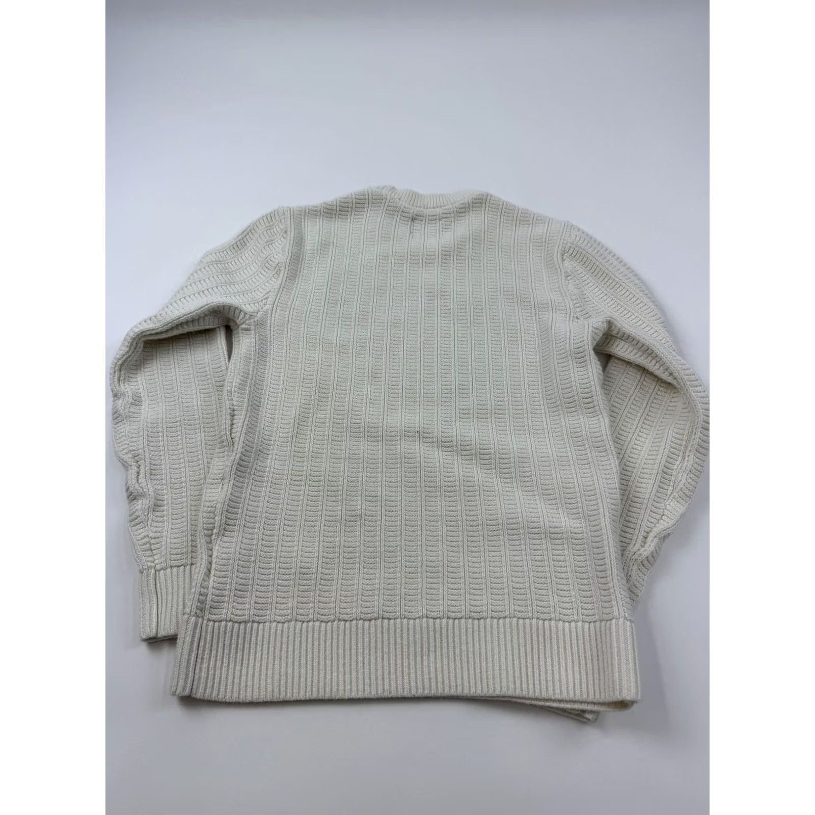 Abercrombie & Fitch Abercrombie & Fitch Sweater Mens Small White 100% Cotton Knit Pullover Logo Crew Neck Long Sleeve Casual Winter Regular Fit"} Size US S / EU 44-46 / 1 - 6 Thumbnail