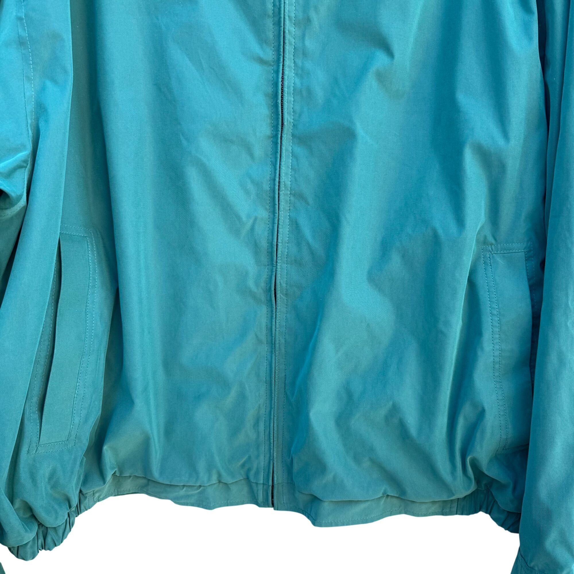 Liz Claiborne Claiborne Vintage 90s Mens 3X Teal Lightweight Microfiber Fu Size US XXL / EU 58 / 5 - 14 Thumbnail