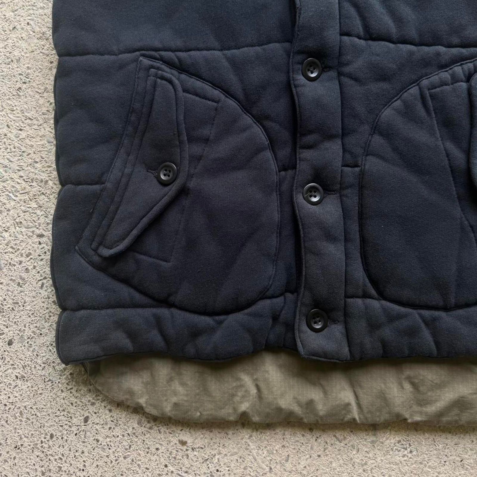 Polo Ralph Lauren 90s Black Polo by Ralph Lauren Cotton Puffer Vest Size US S / EU 44-46 / 1 - 6 Thumbnail