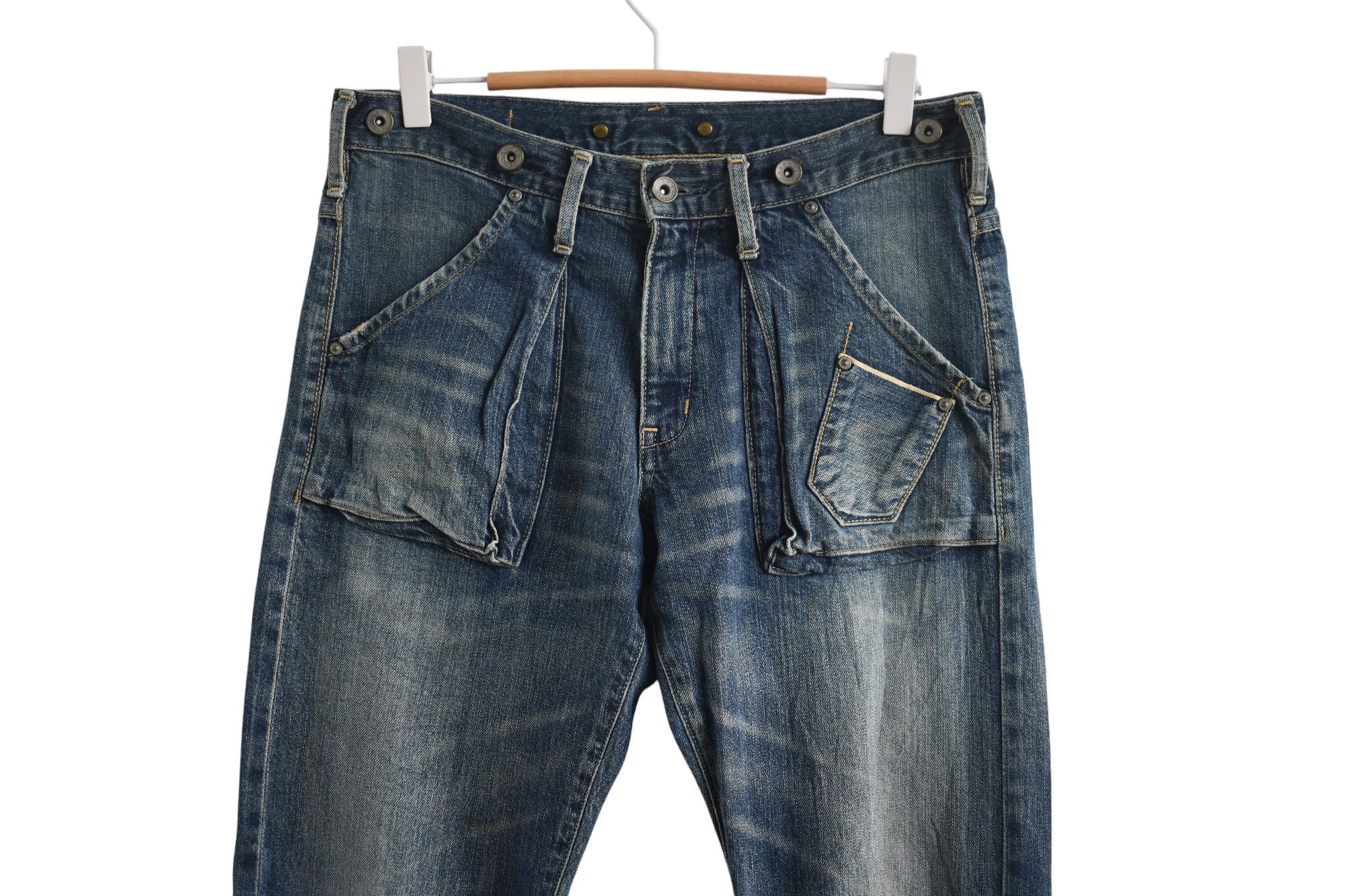 Japanese Brand × Jean × Vintage Japanese Flash Report Kapital Inspired Jeans W30 Size US 30 / EU 46 - 3 Thumbnail